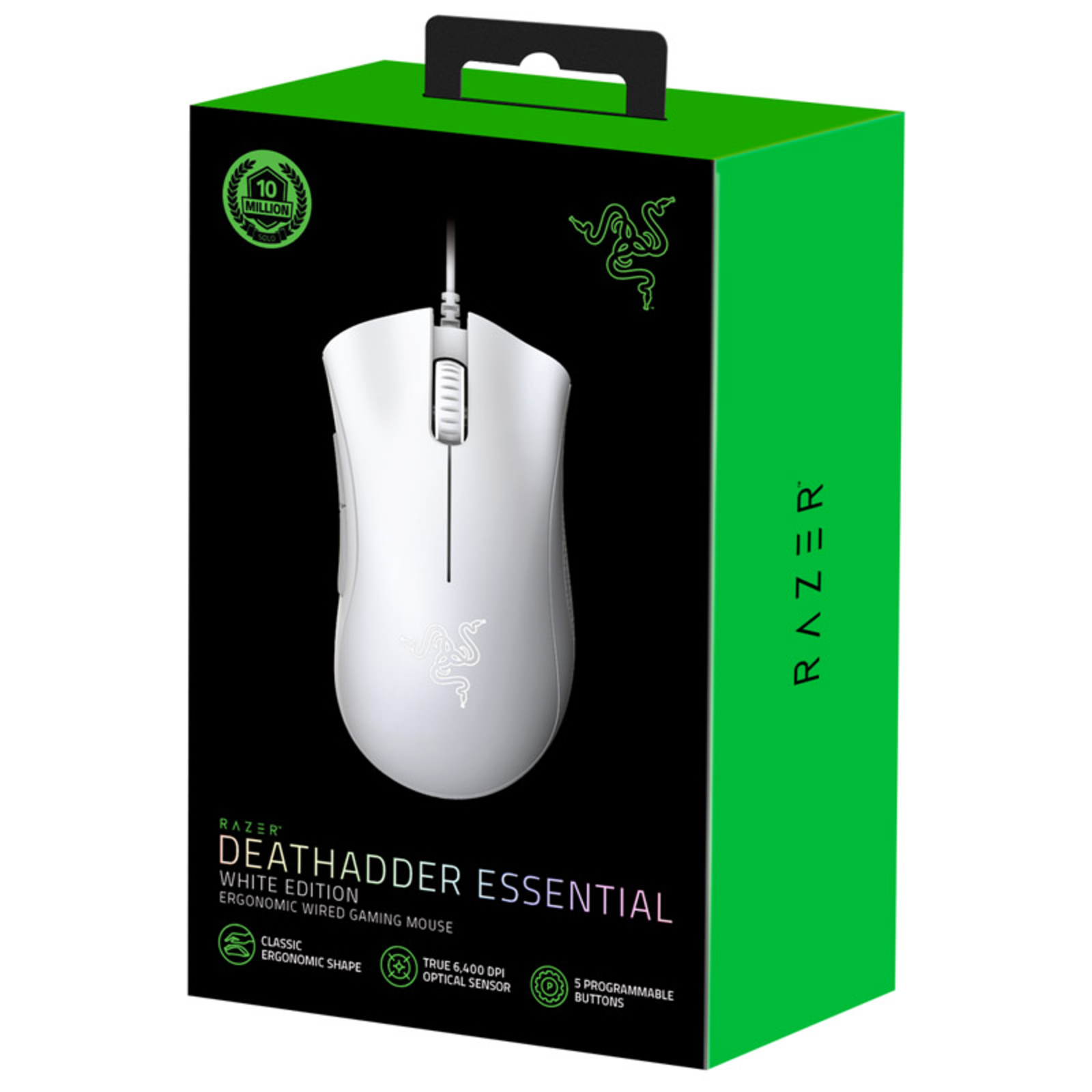 Razer DeathAdder Essential Gaming Mouse Wired White