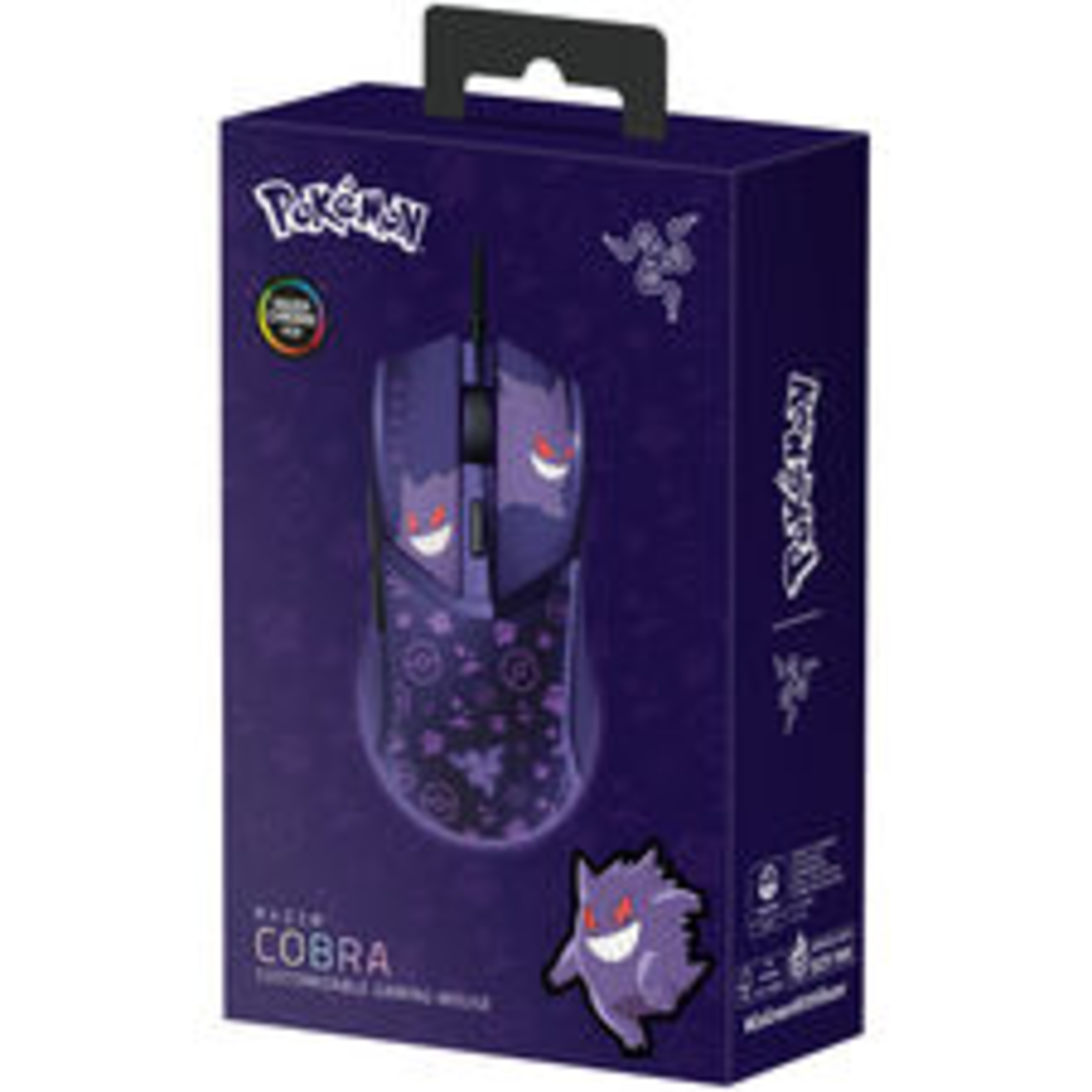 Razer Cobra Pokmon Gengar Edition Lightweight Wired Gaming Mouse with Razer Chroma RGB