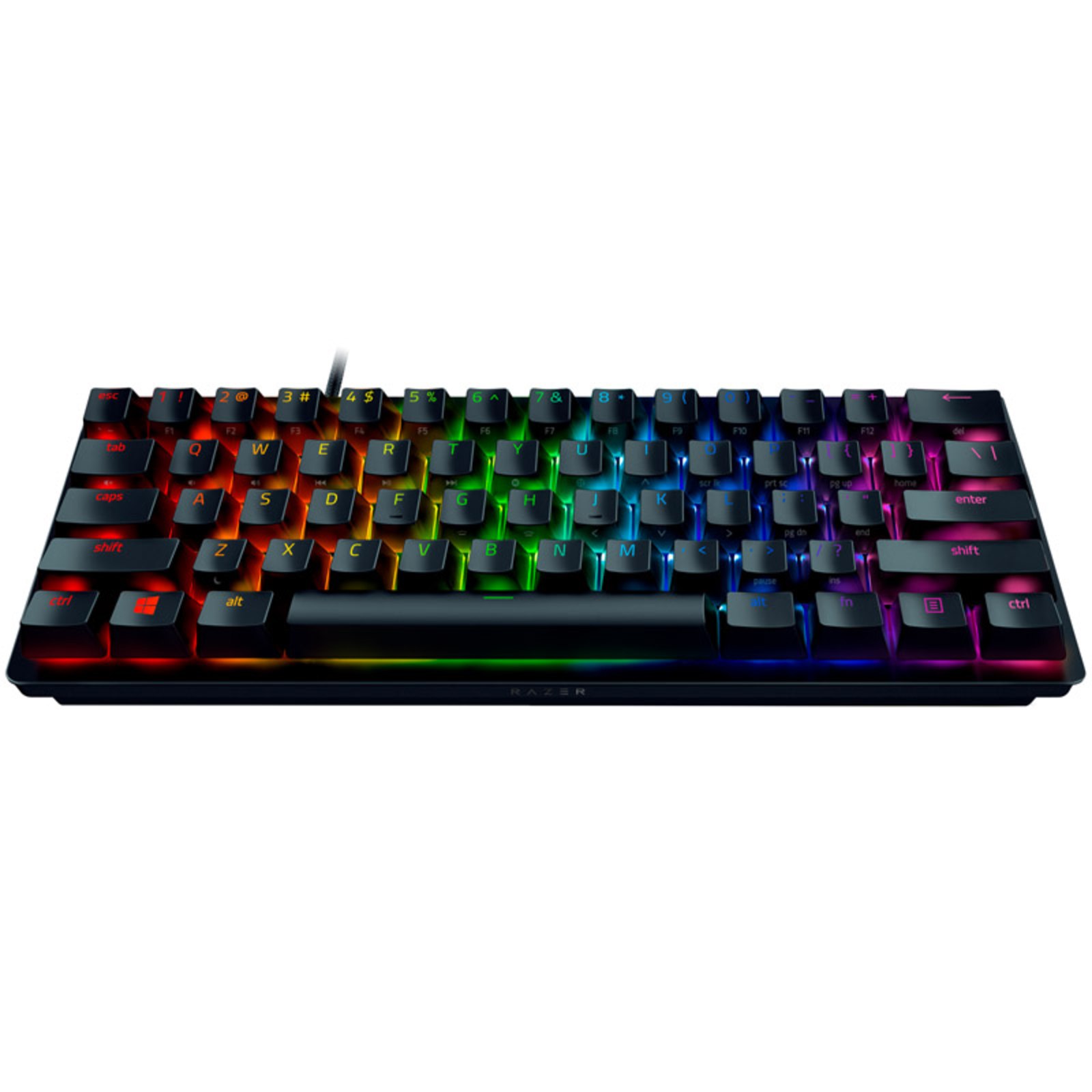 Razer Huntsman Mini Black DE Layout Clicky Optical Purple