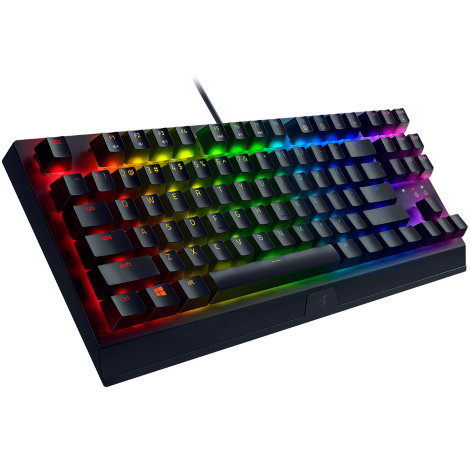 Razer Blackwidow V3 Tenkeyless Black DE Layout Green
