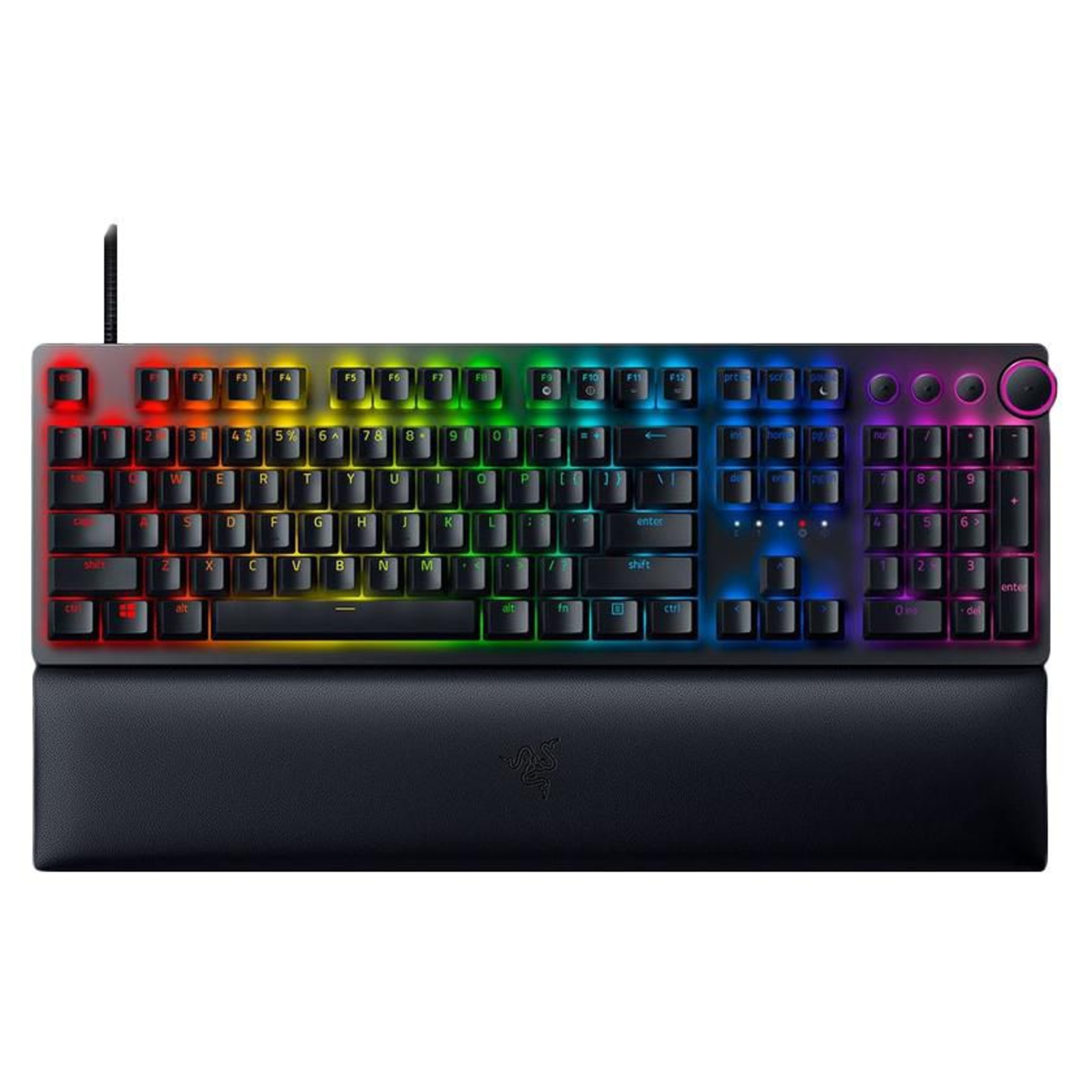 Razer Huntsman V2 Gaming Keyboard Purple Switches Chroma RGB German Layout