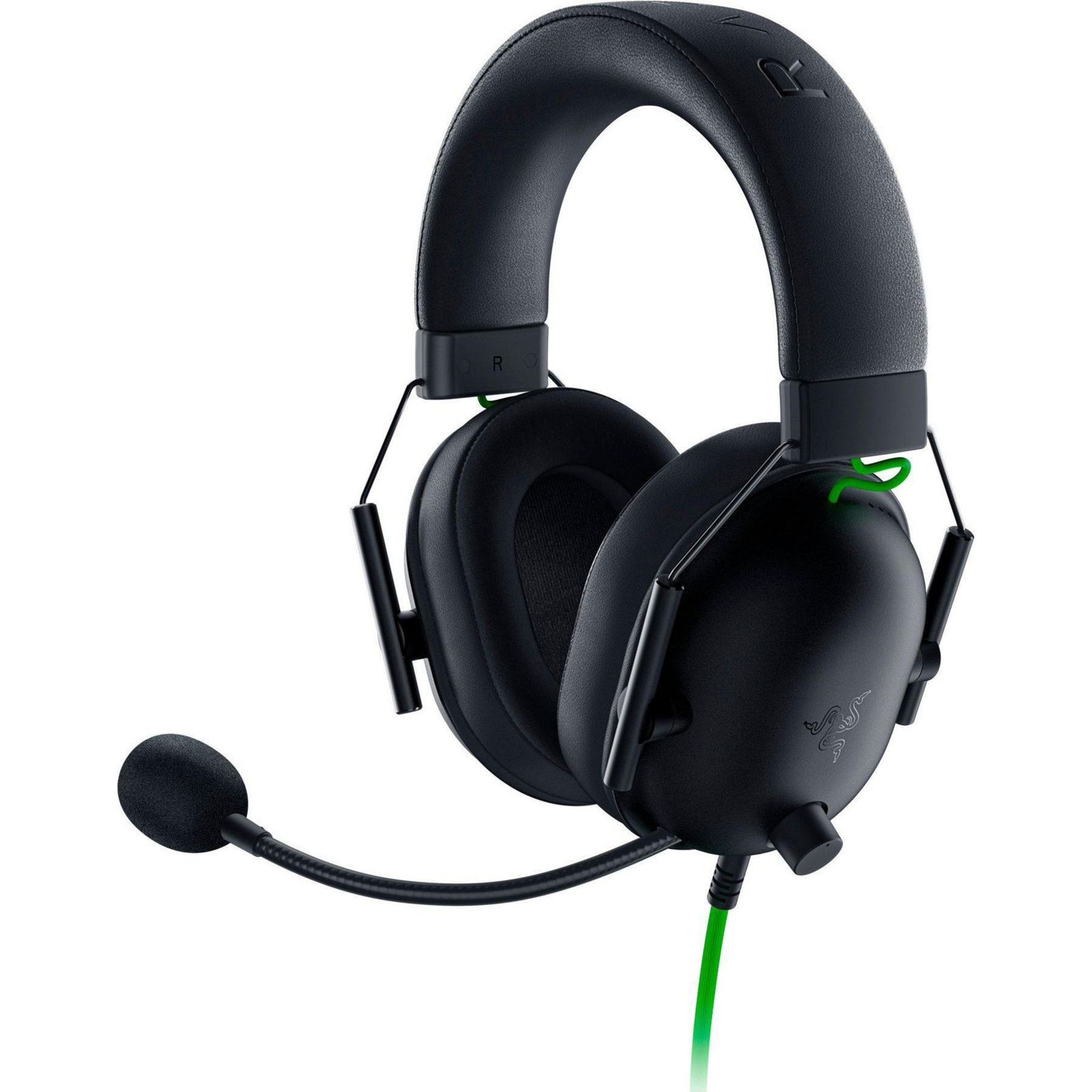 Razer Blackshark V2 X Wired 20 20000 Hz Gaming 240 G Headphones Black Green
