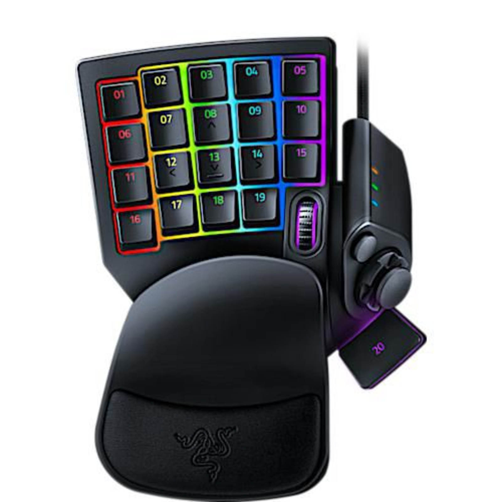 RAZER PAD PROGRAMMABLE RAZER TARTARUS PRO (ANALOG SWITCH) RGB AVE BACKLIGHTING