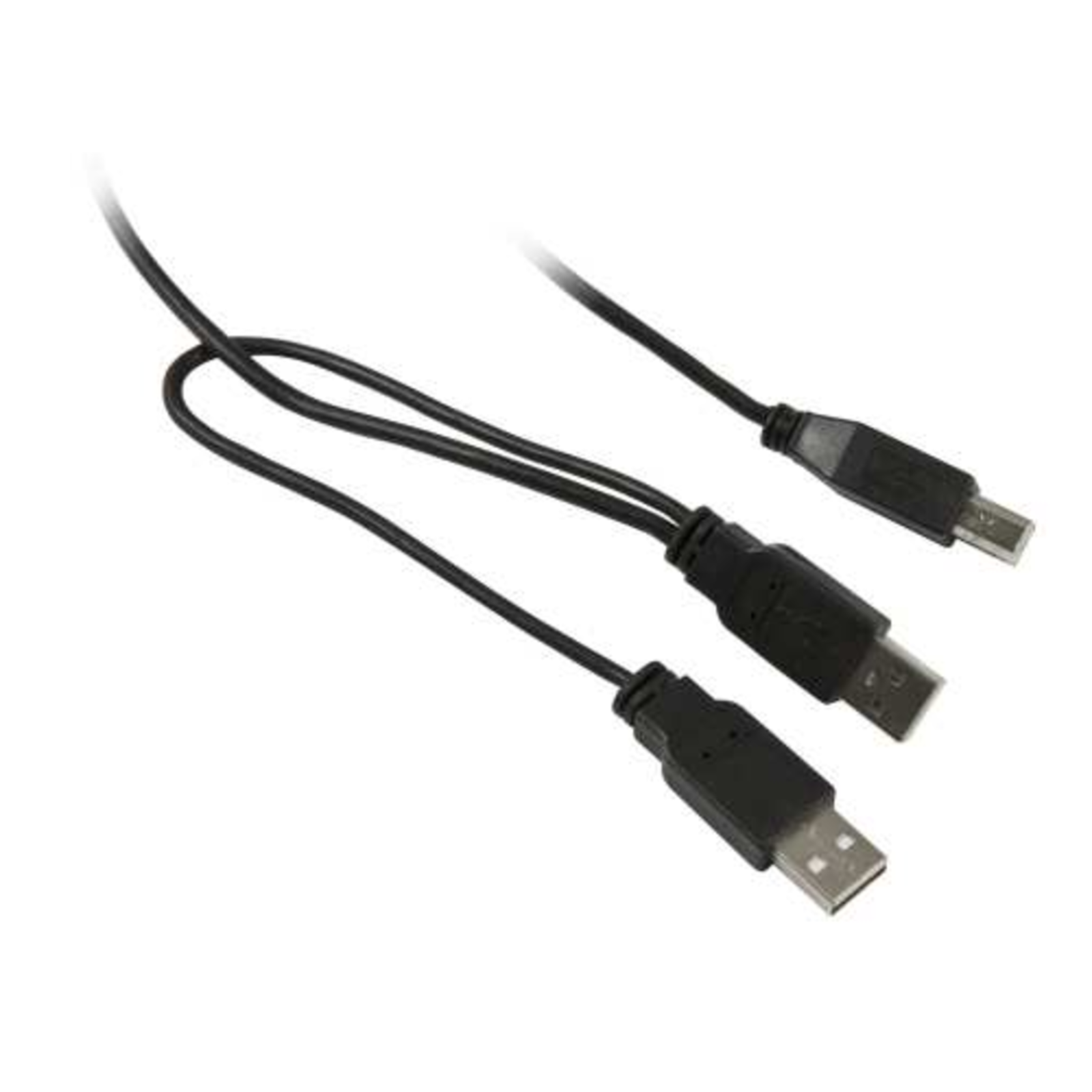 Synergy 21 S215325 1 M USB B 2 X USB A USB 2.0 Male/Male Black
