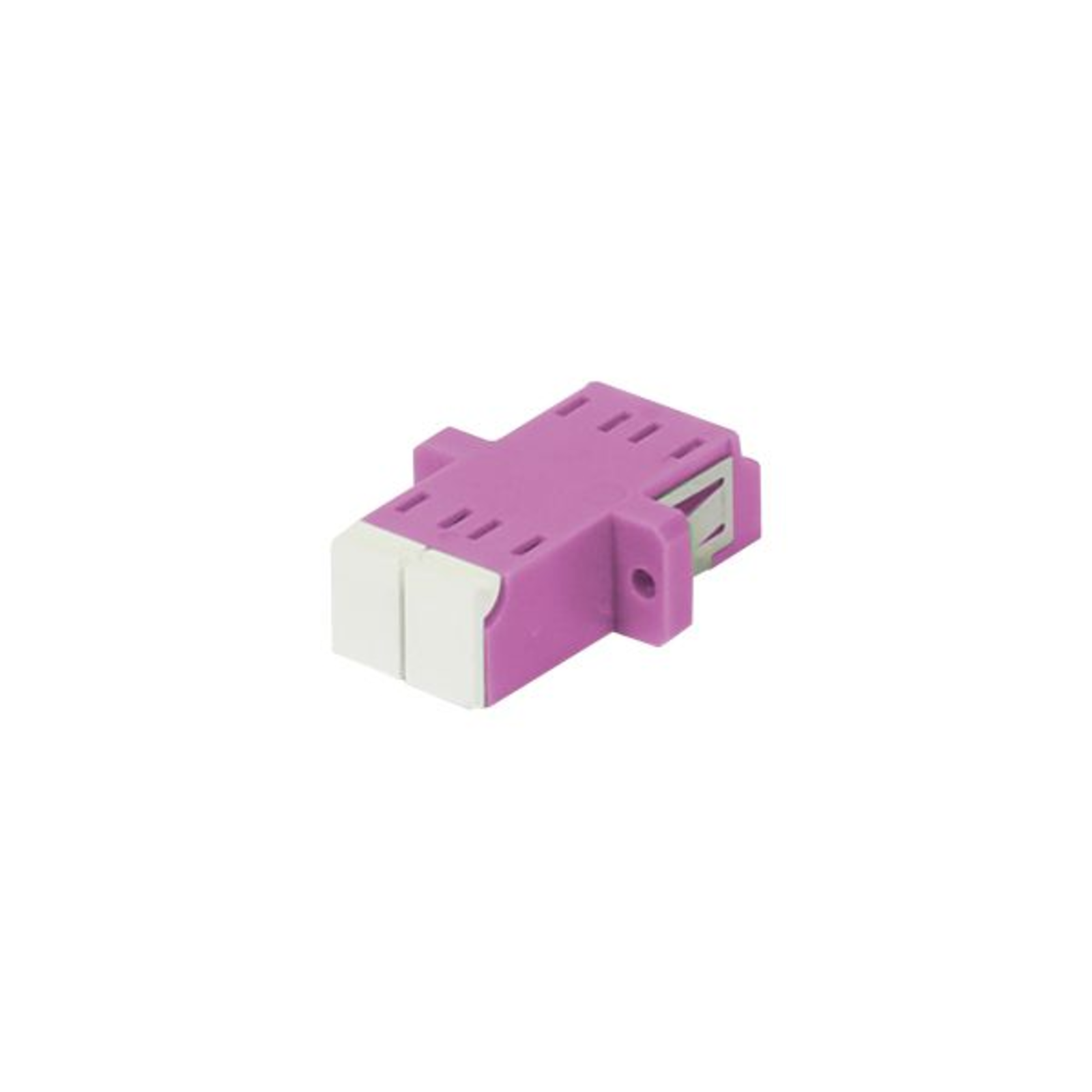Synergy 21 Fibre Optic Coupler LC Socket/LC Socket 50/125u Multimode OM4 Erika Violet Duplex PVC