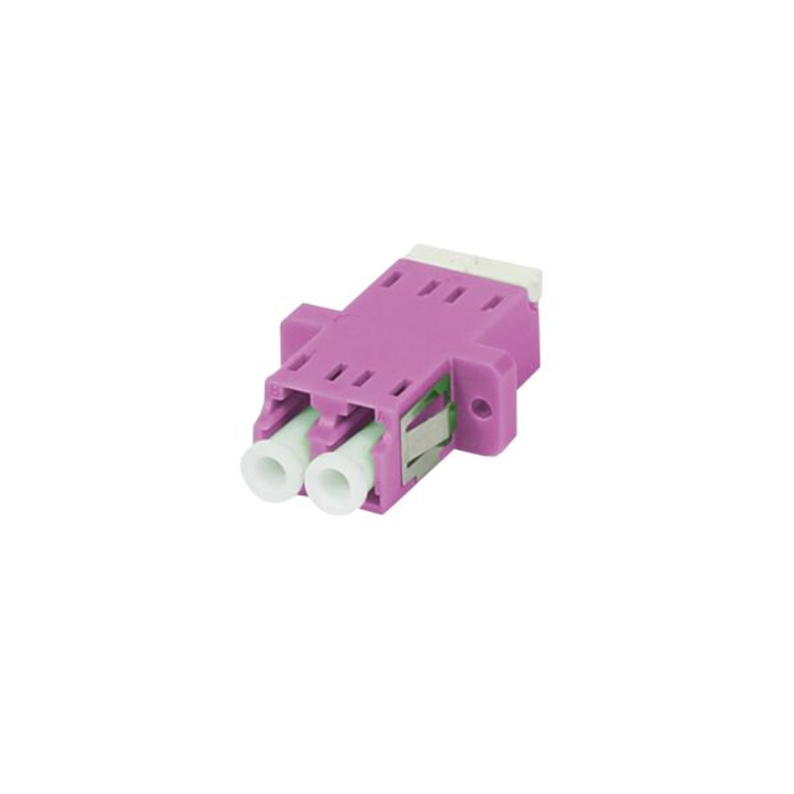 Synergy 21 Fibre Optic Coupler LC Socket/LC Socket 50/125u Multimode OM4 Erika Violet Duplex PVC
