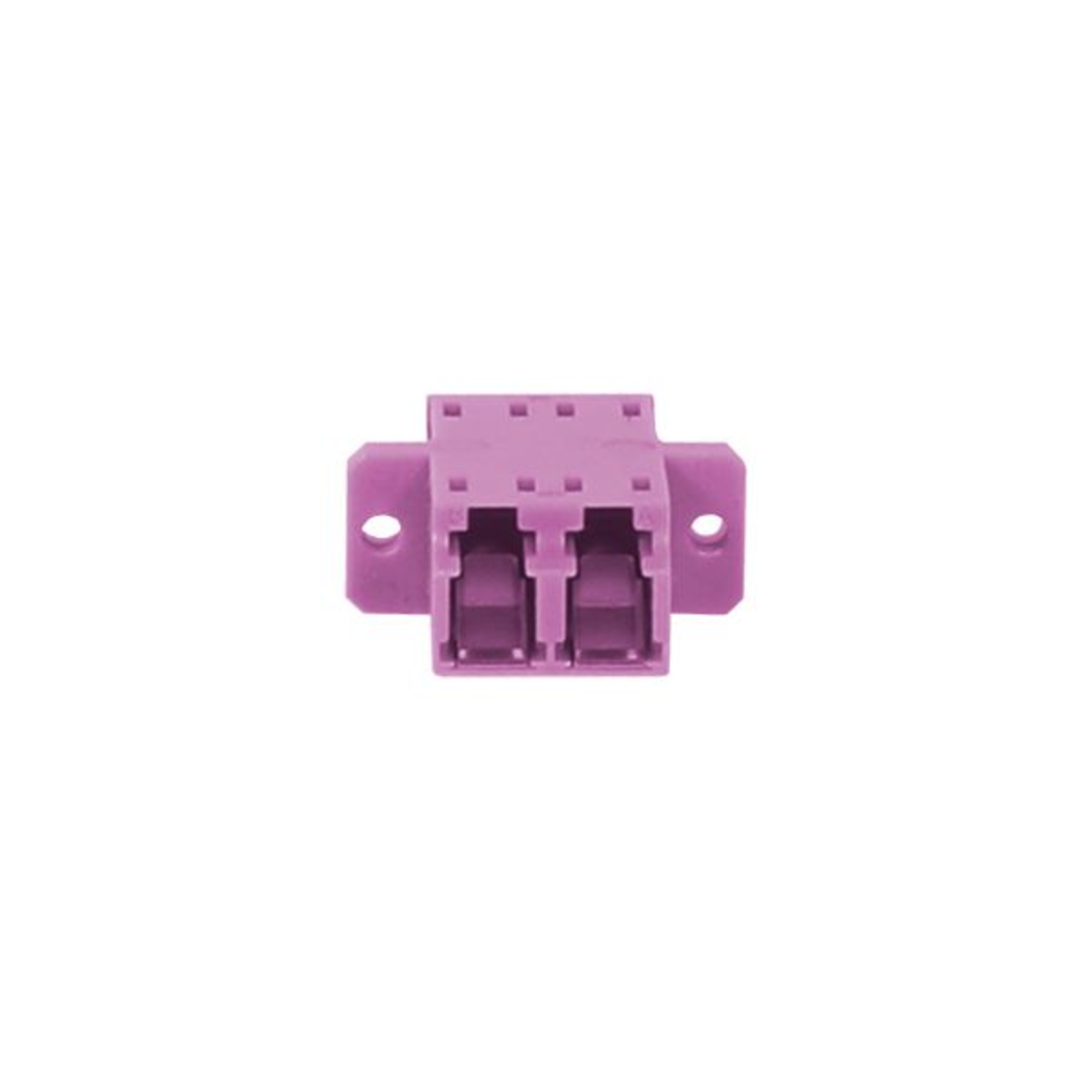 Synergy 21 Fibre Optic Coupler LC Socket/LC Socket 50/125u Multimode OM4 Erika Violet Duplex PVC