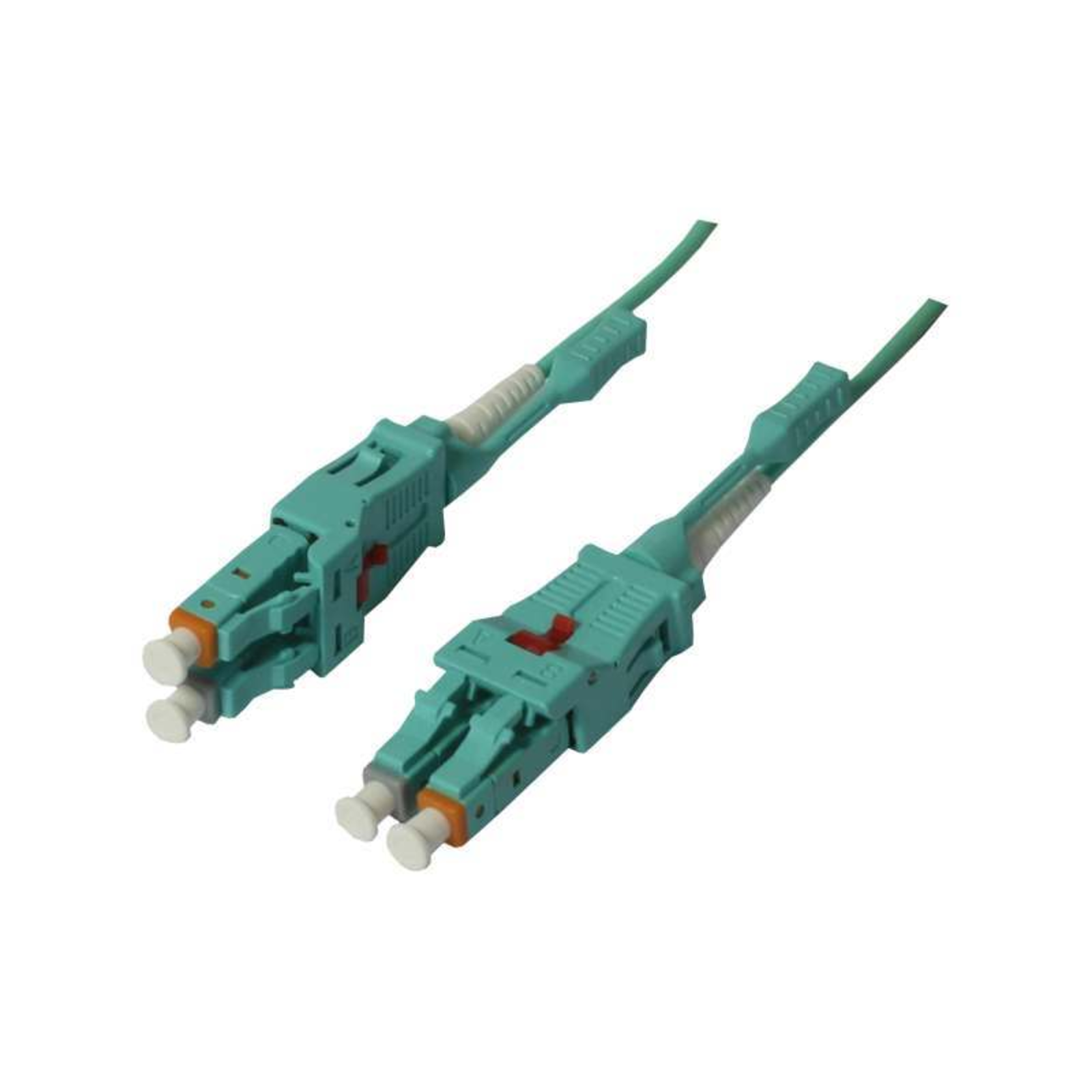 Synergy21 LWL-2-Fiber-Patchk. 5mtr.LC-LC 50/125um OM3 Uniboot(redatable) Push/Pull AD=2mm