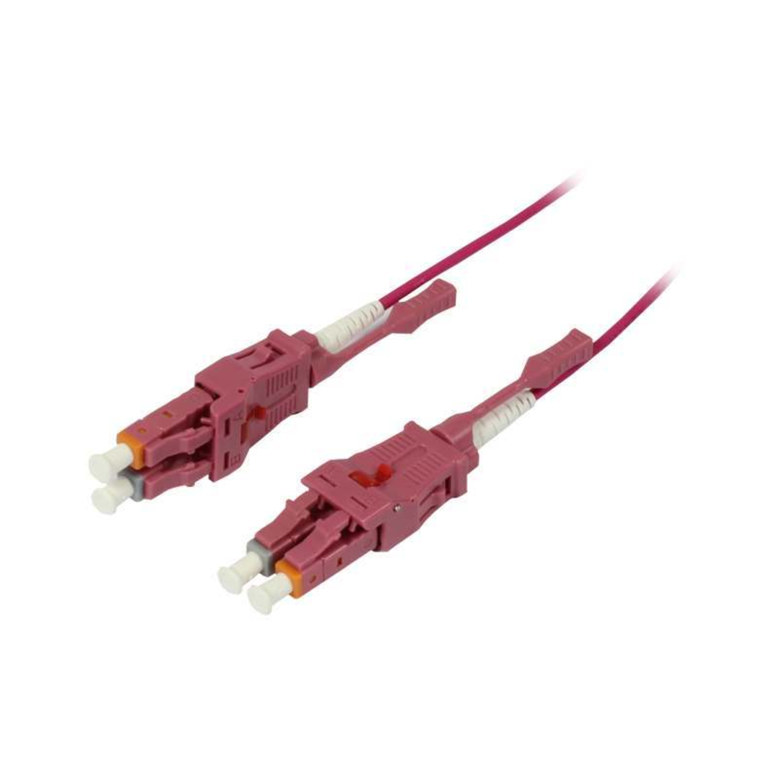 Synergy21 LWL-2-Fiber-Patchk. 1.0mtr.LC-LC 50/125um OM4 Uniboot(redatable) Push/Pull AD=2mm