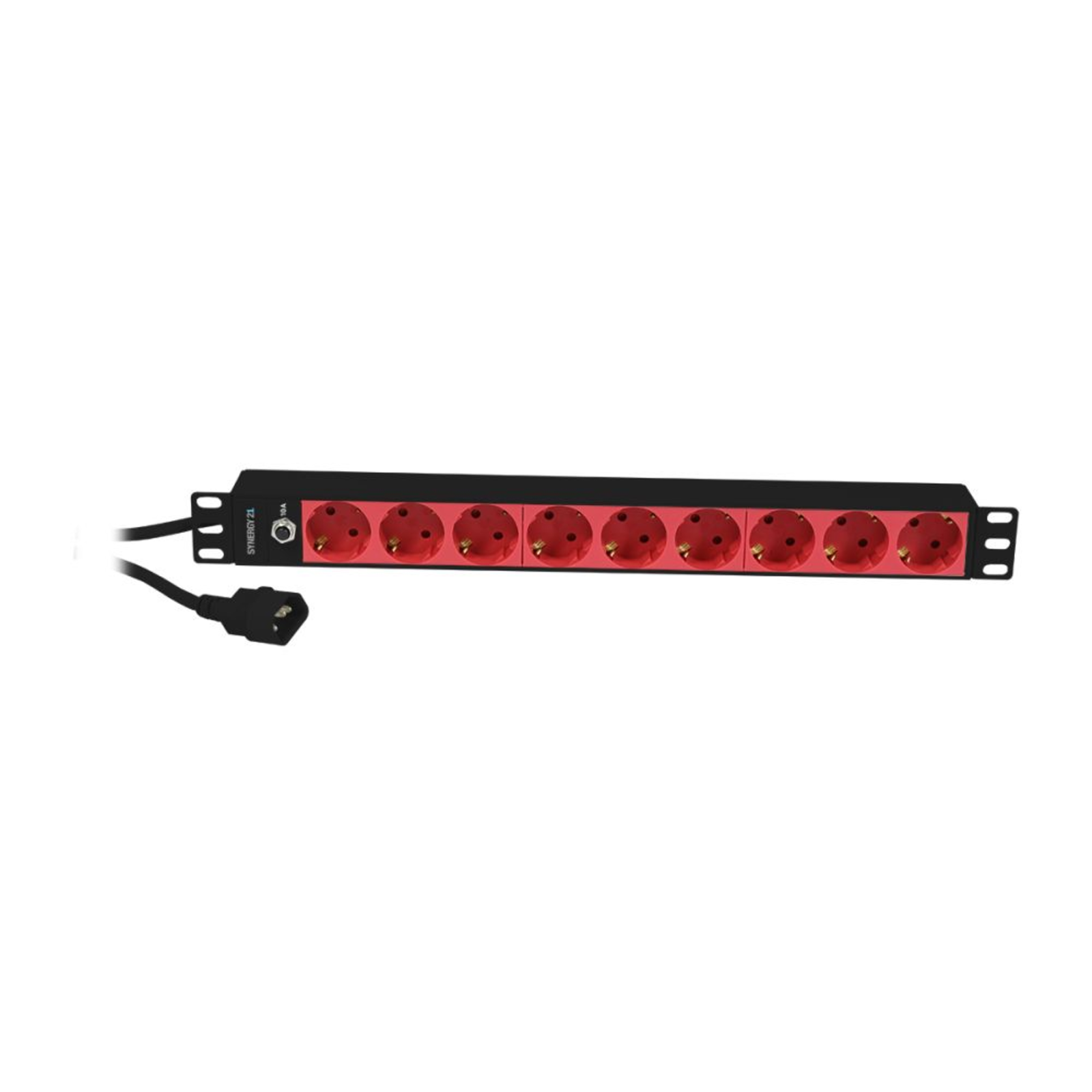 Synergy 21 ALLNET 19inchinchzbh. Power Strip 9x Sockets CEE7 Cold Device Plug C14 with 10A