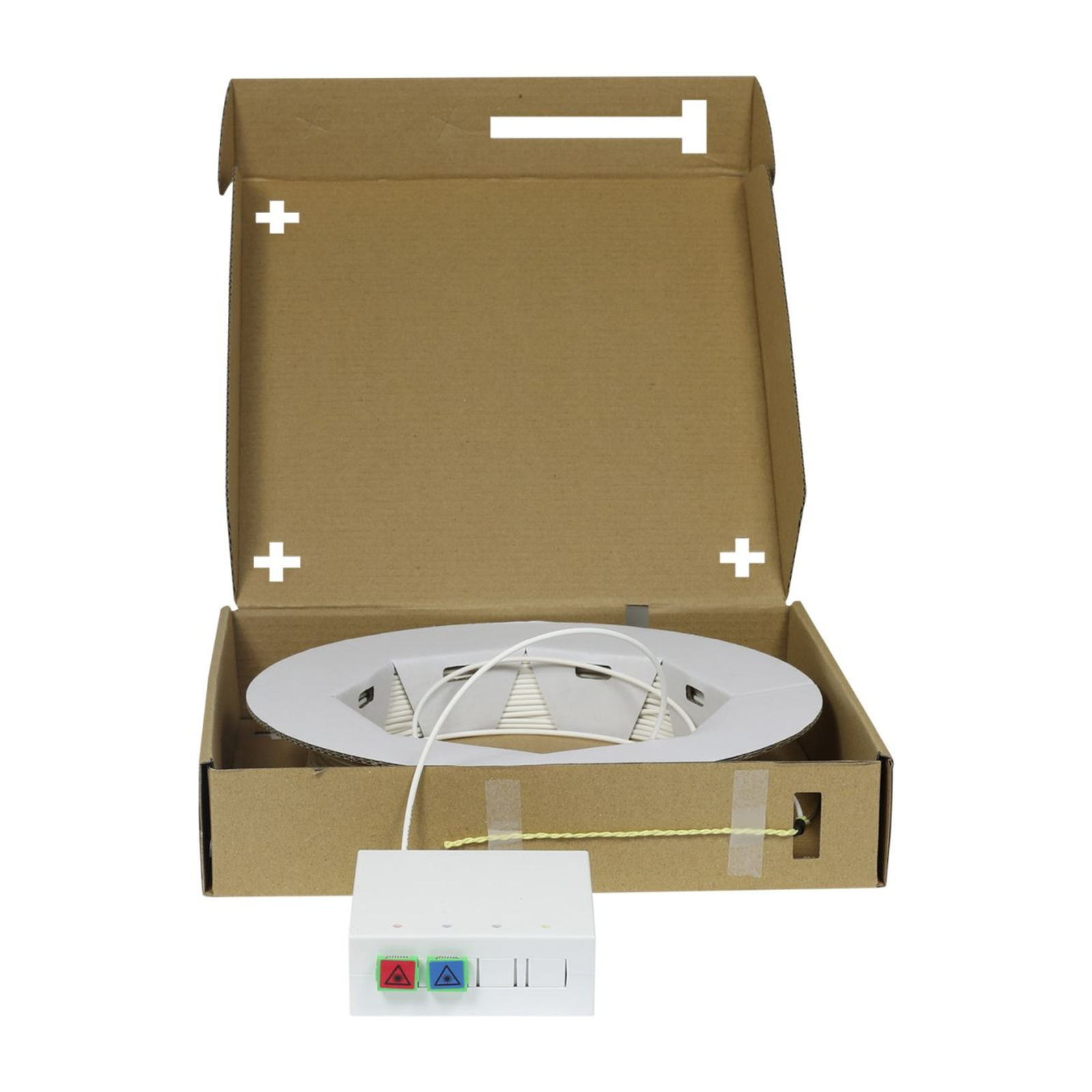 Synergy21 FTTH Compact Box Pre-assembled 2xSC/APC -gt Open End