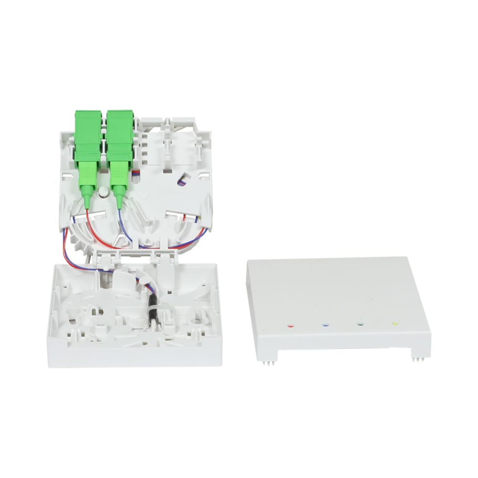 Synergy21 FTTH Compact Box Pre-assembled 2xSC/APC -gt Open End