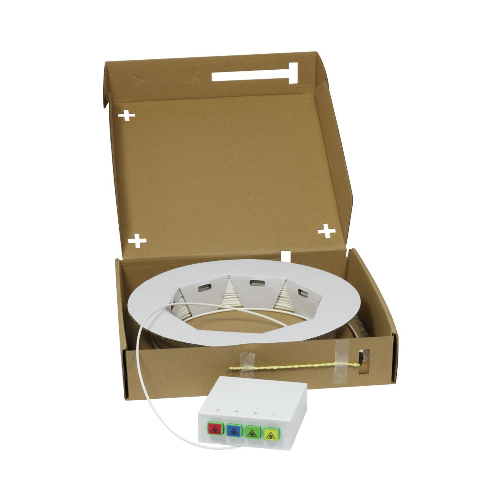 Synergy21 FTTH Compact Box Pre-assembled 4xSC/APC -gt Open End 40m