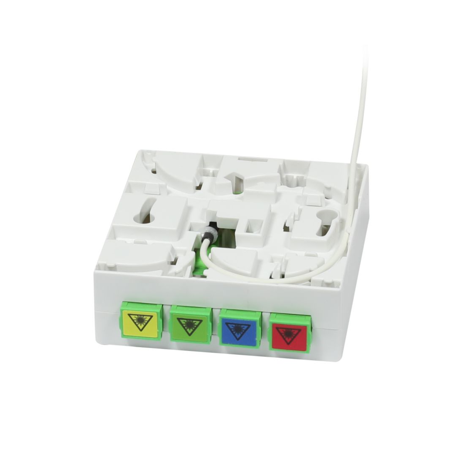 Synergy21 FTTH Compact Box Pre-assembled 4xSC/APC -gt Open End 40m