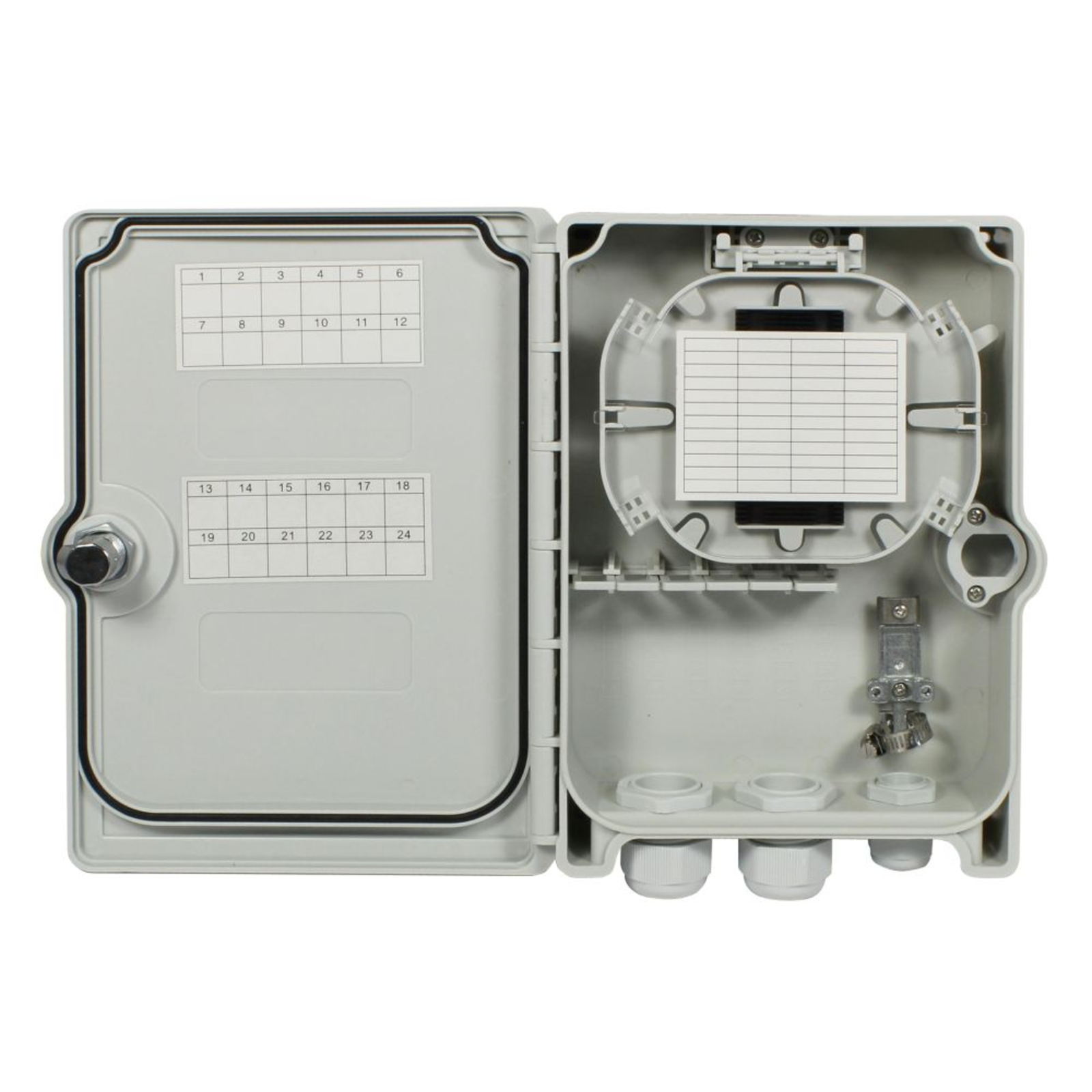 Synergy21 FTTH Wall-mounted Housing IP55 1xinput/ 24xoutput 2.0mm