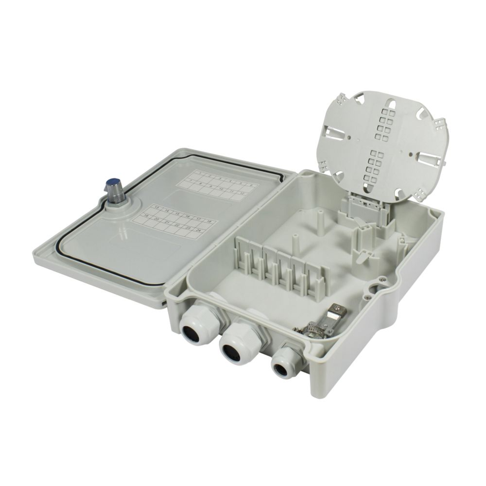 Synergy21 FTTH Wall-mounted Housing IP55 1xinput/ 24xoutput 2.0mm