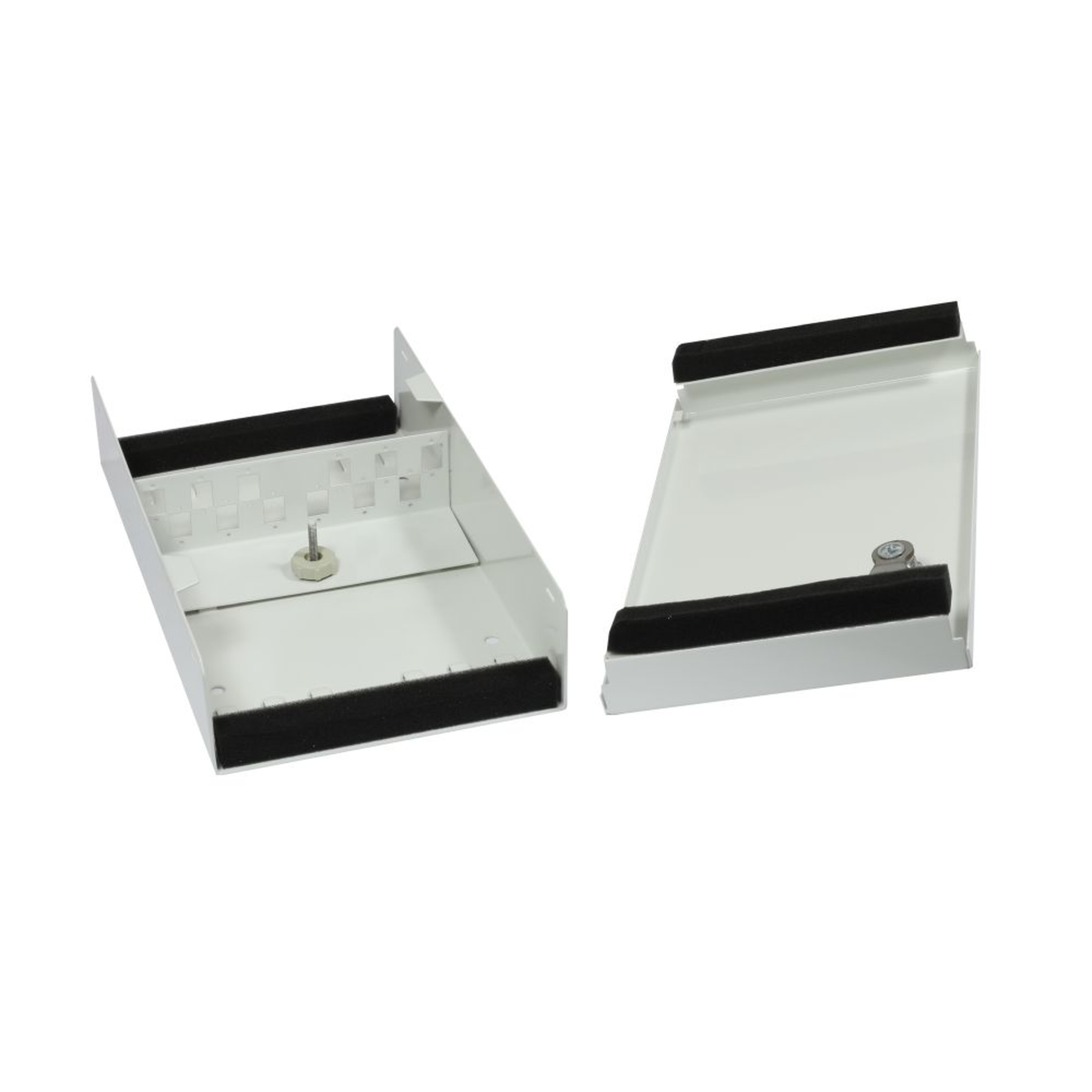 Synergy21 Fibre Optic Wall Distributor Mini LC/SC B150/H265/T55mmout Couplers/splice Cassette White