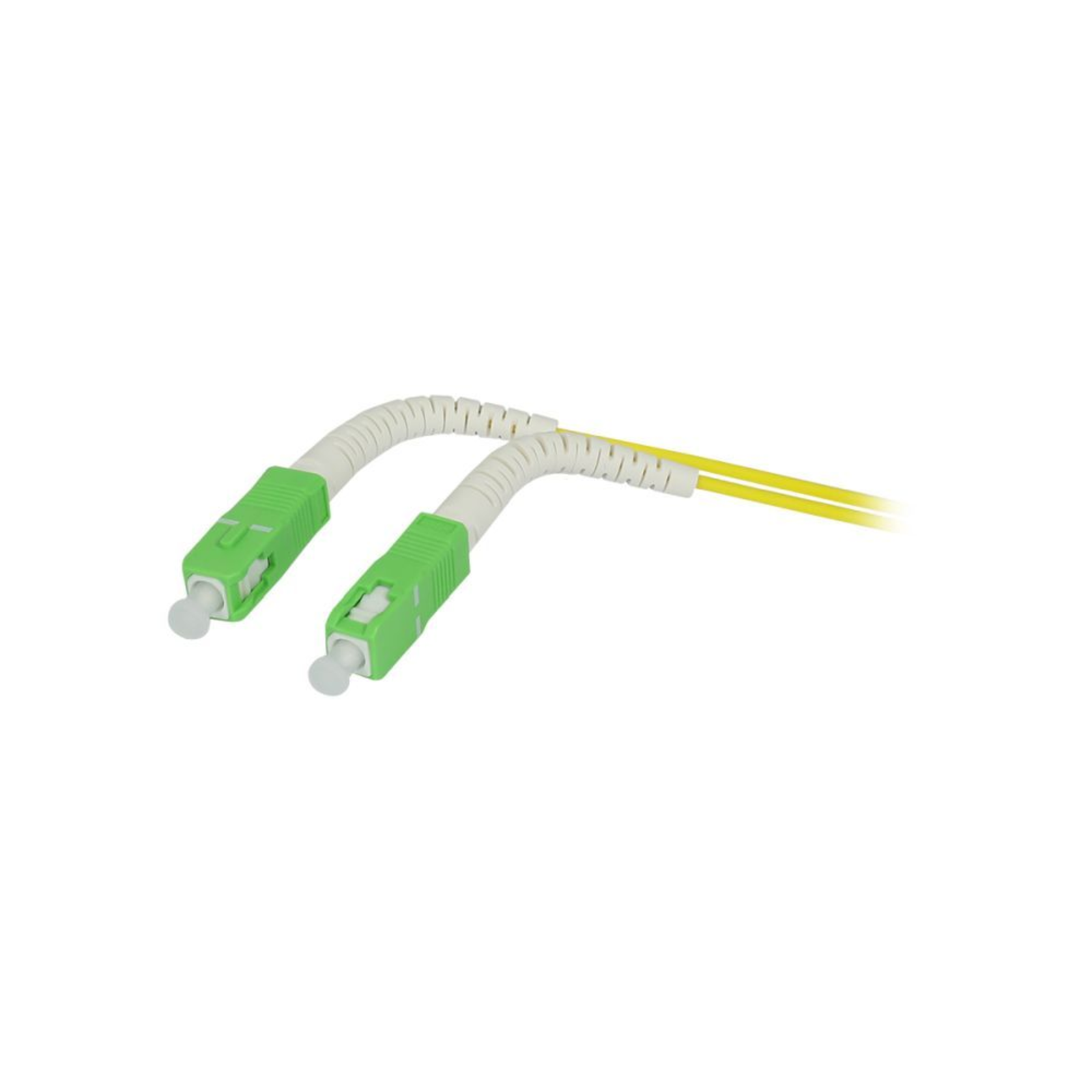 Synergy21 Fiber Optic 1-fiber Patch Cable 2mtr.SC(APC)-SC(APC) 9/125u OS2 G657A2 OD=2mm Flexible