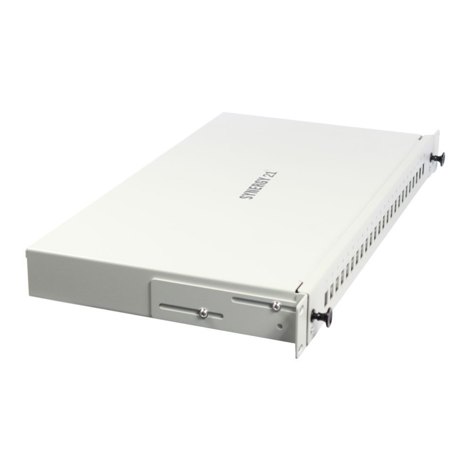 Synergy 21 Fibre Optic Patch Panel 24xLC/LSH E2000 Duplex Sockets 19inchinch/1U without Couplings