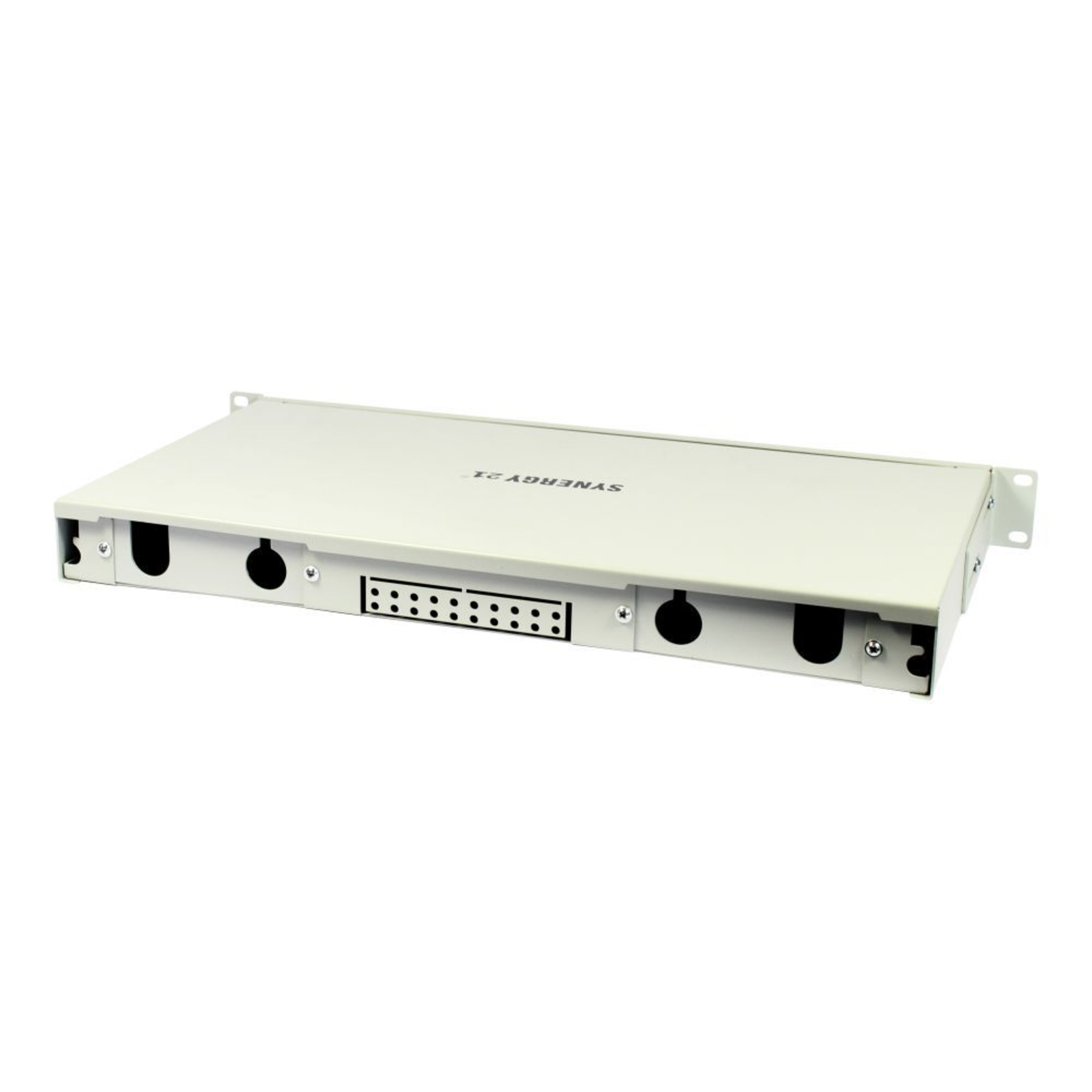 Synergy 21 Fibre Optic Patch Panel 24xLC/LSH E2000 Duplex Sockets 19inchinch/1U without Couplings