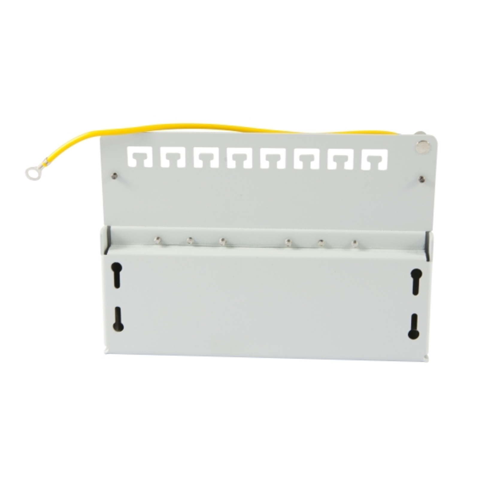 Synergy21 Patch Panel 8xTP CAT6A 500Mhz Surface-mounted Light Gray Syner (S216314)