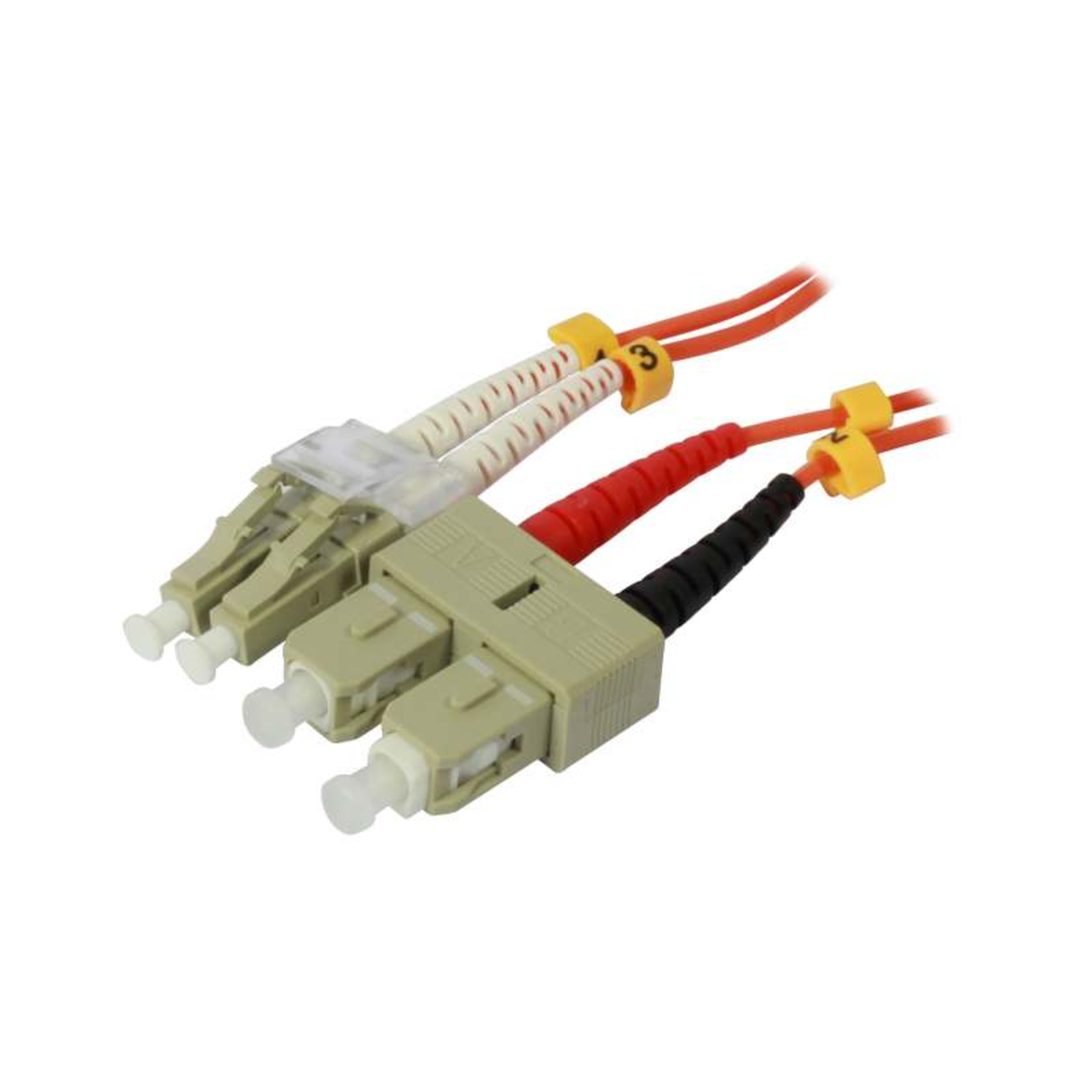 Synergy21 LWL-2-Fiber-Patchk. 1.0mtr.LC-SC 50/125um OM2 AD=2mm