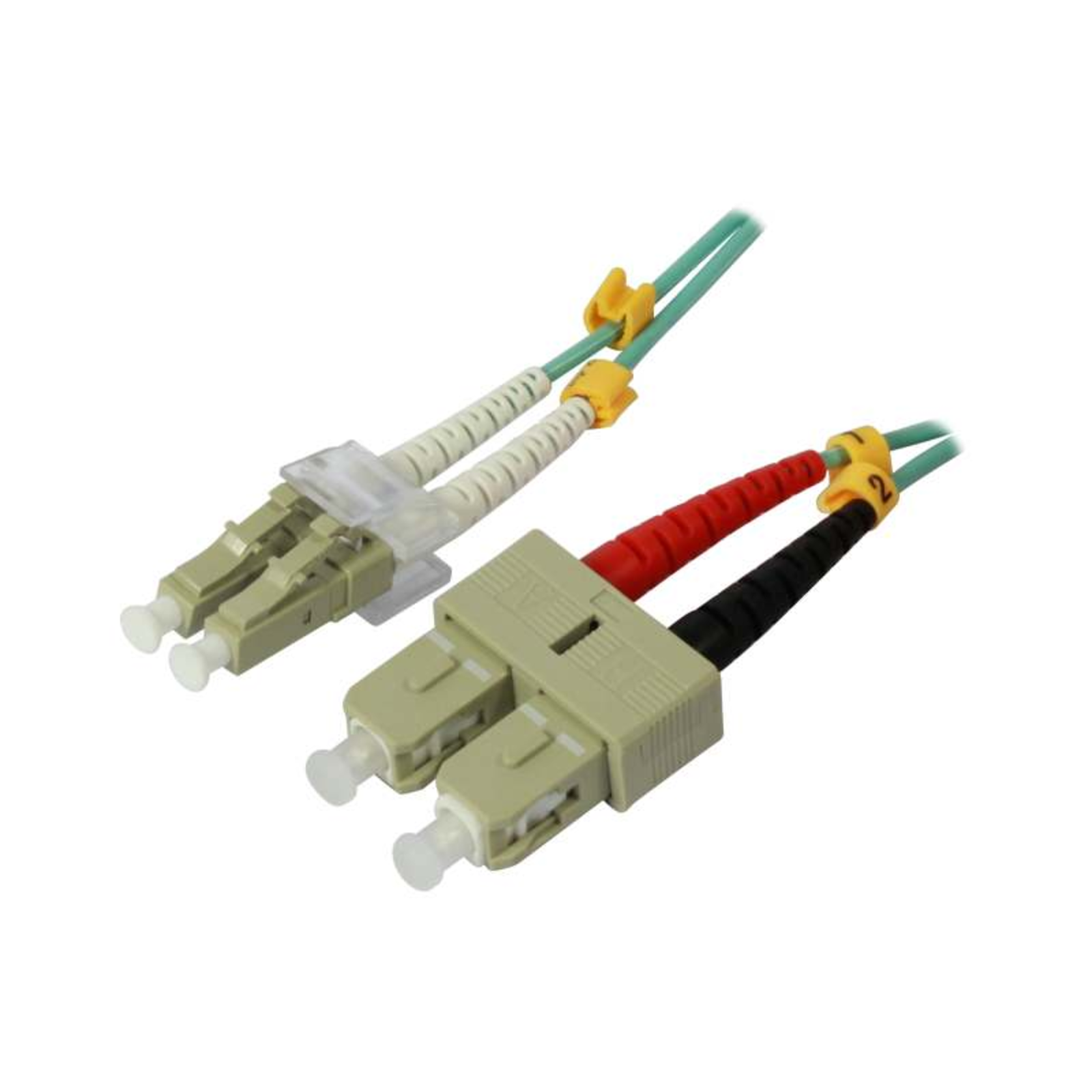 Synergy21 LWL-2-Fiber-Patchk. 10mtr.LC-SC 50/125um OM3 AD=2mm