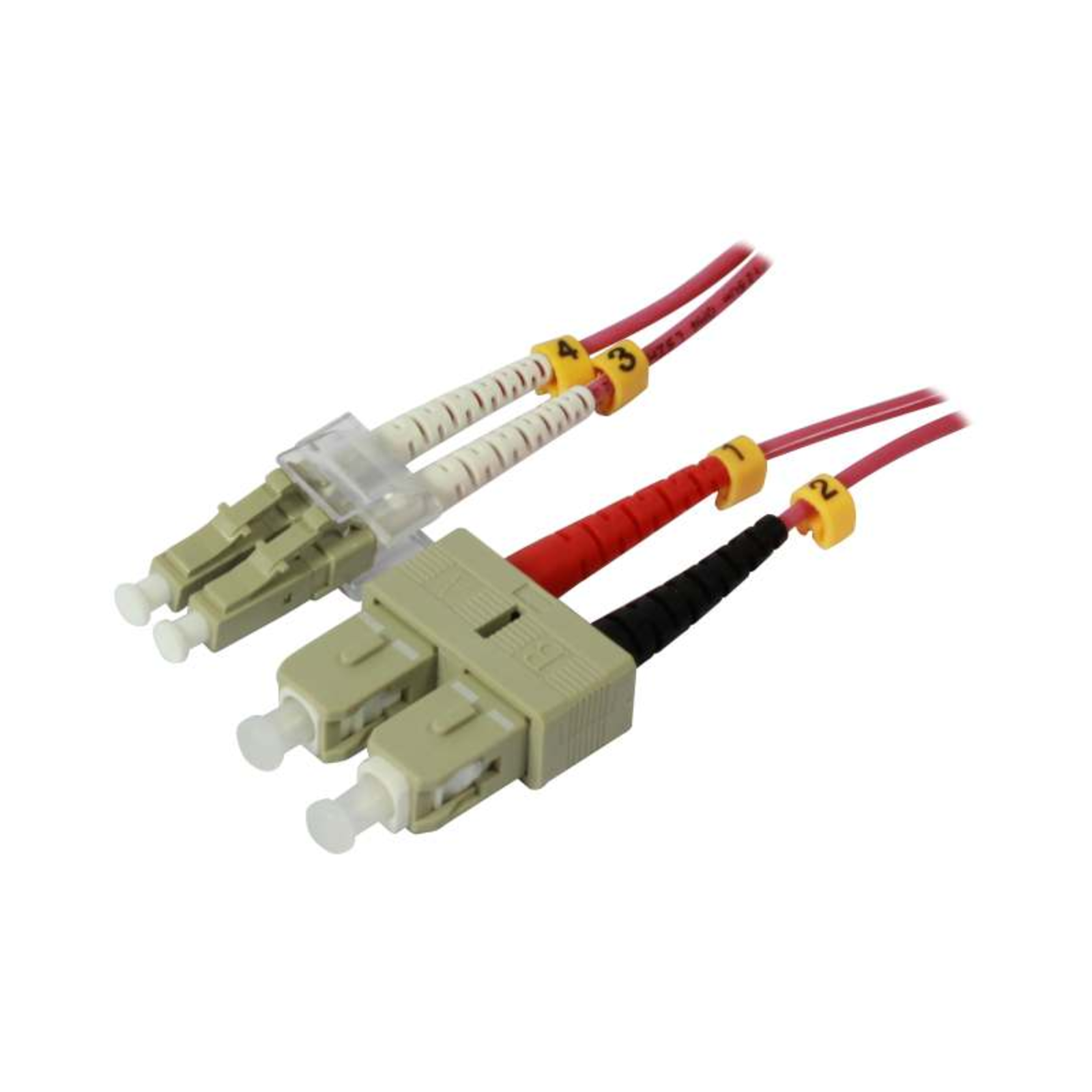 Synergy21 LWL-2-Fiber-Patchk. 5mtr.LC-SC 50/125um OM4 AD=2mm