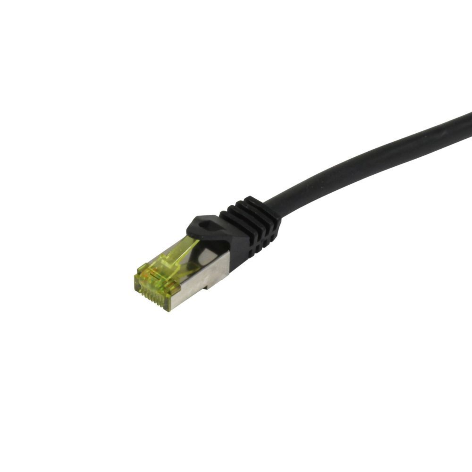 Synergy21 Patch Cable RJ45 CAT6A 500Mhz 0.5m Black S-STP(S/FTP) PUR Indoor/Outdoor