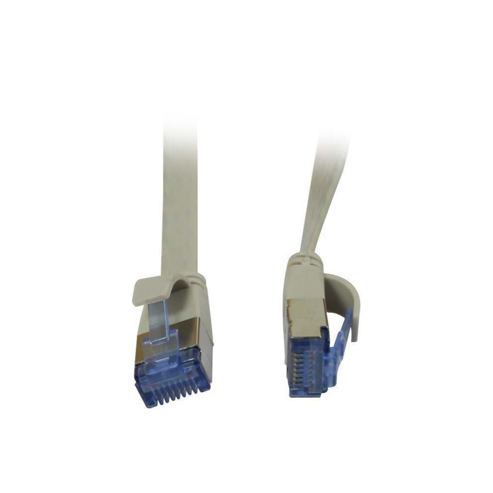 Synergy21 Patch Cable RJ45 CAT6A 500Mhz 1.5m Gray U/FTP Flat AWG32