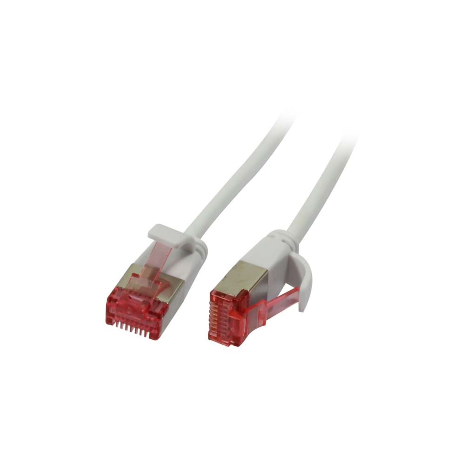 Synergy21 Patch Cable RJ45 CAT6 250Mhz 0.15m White U/FTP Slimline Round D 3.6mm