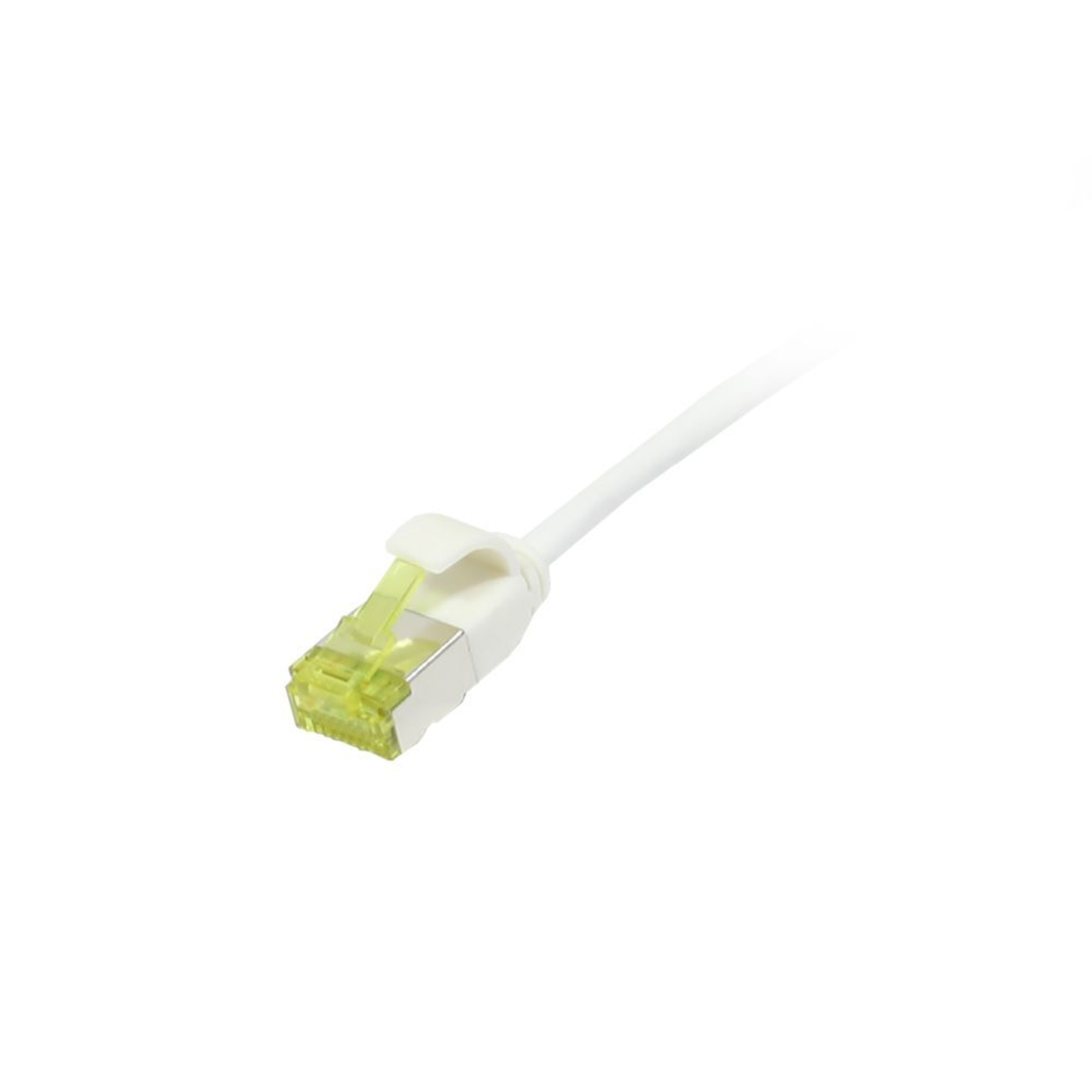 Synergy21 Patchcable RJ45 CAT6A 500Mhz 0.5m White U/FTP Slimline Round 3.8mm TPE/LSZHSuperflex AWG32
