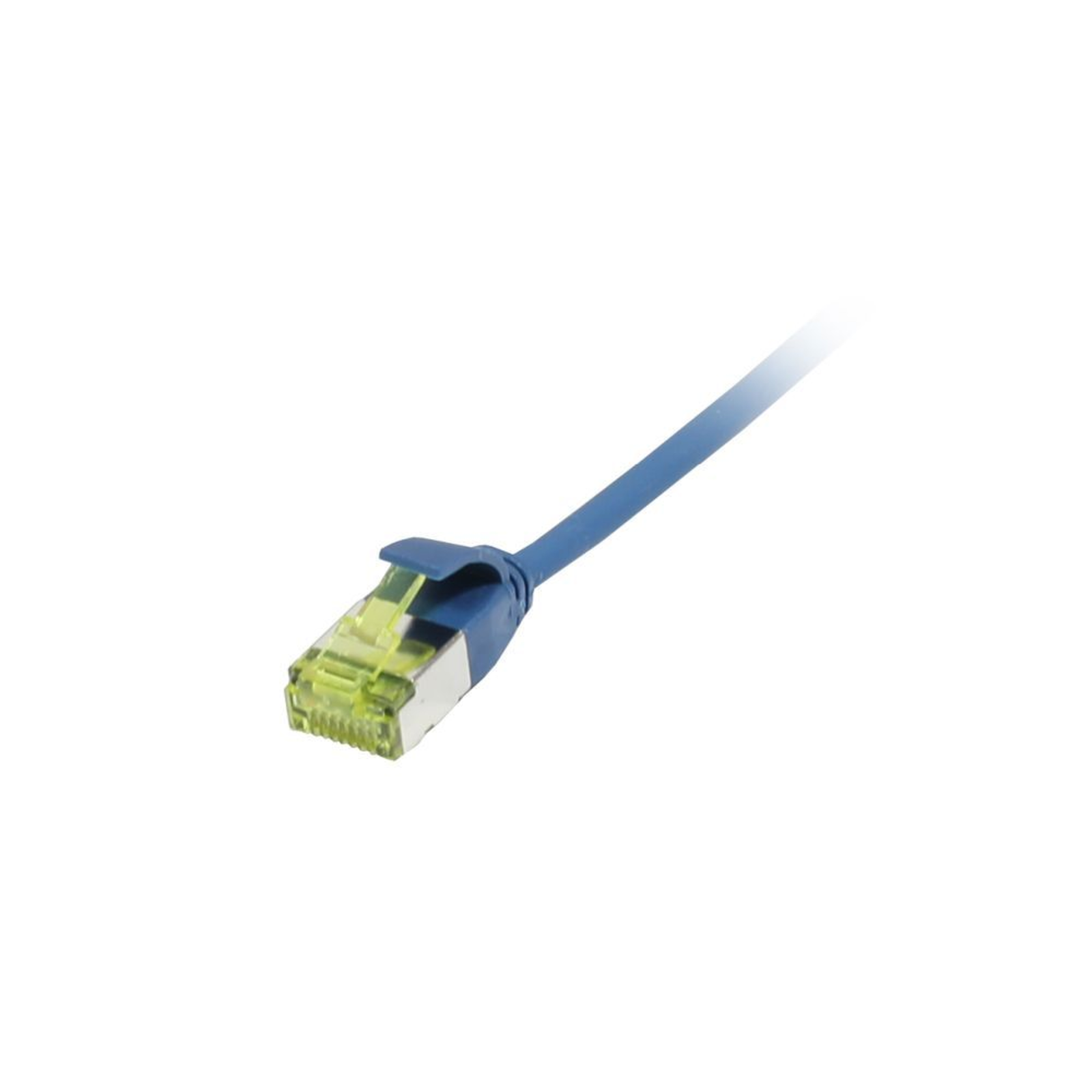 Synergy 21 Patch Cable RJ45 CAT6A 500 MHz 7.5 M Blue U/FTP Slimline Round D 3.8mm Network CAT 7