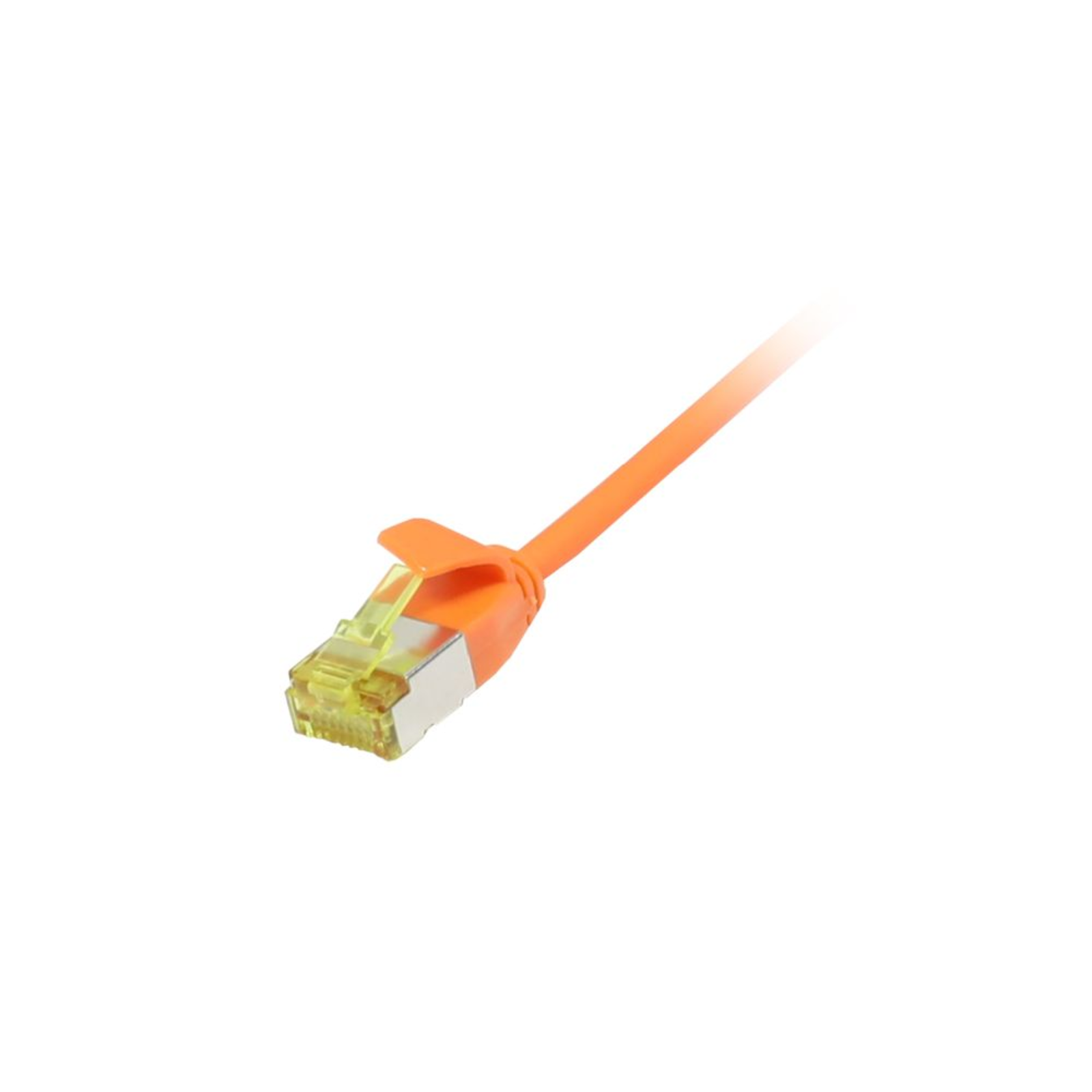 Synergy21 Patchcable RJ45 CAT6A 500Mhz 0.15m orange U/FTP Slim Round 3.8mm TPE/LSZHSuperflex AWG32