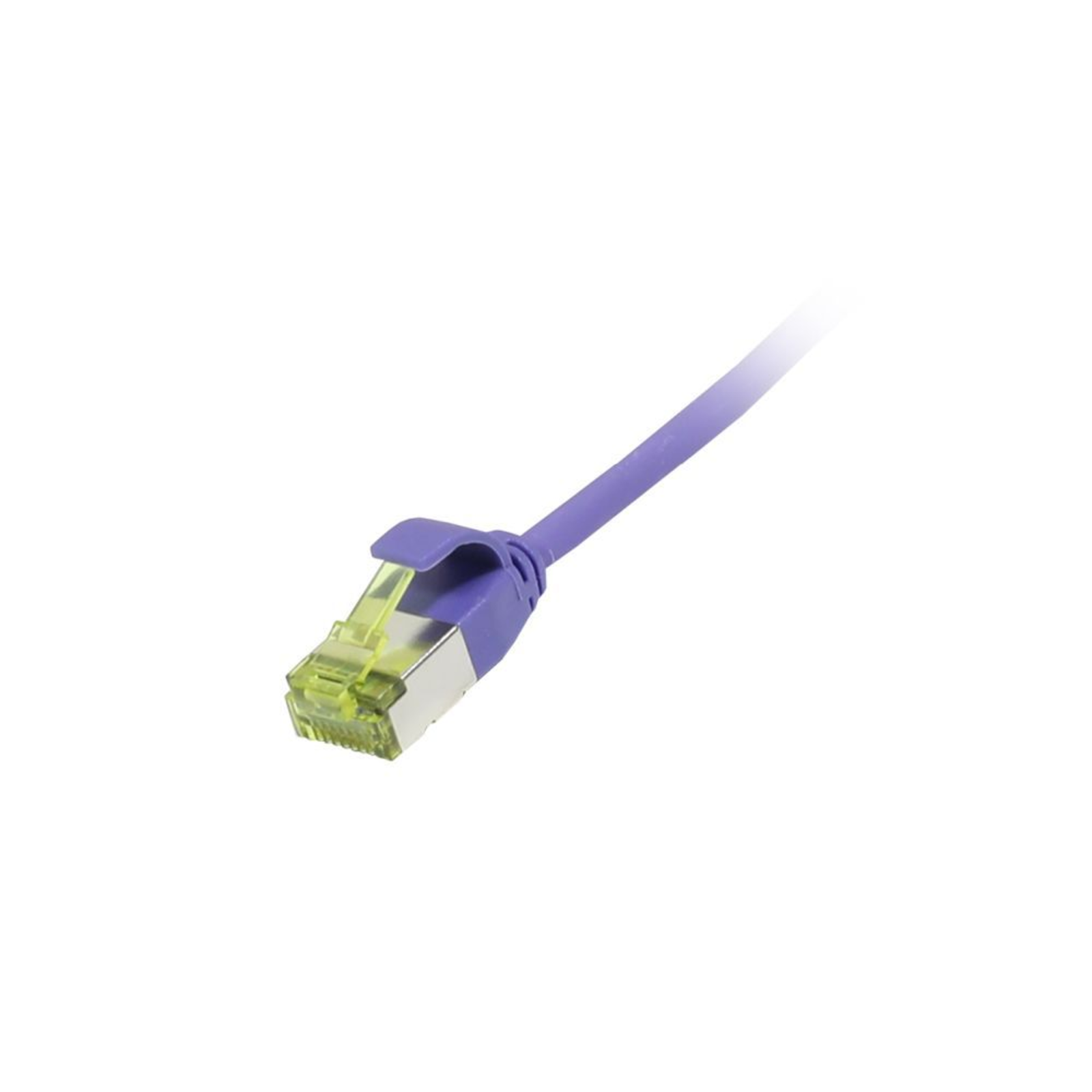 Synergy21 Patch Cable RJ45 CAT6A 500Mhz 3m Purple U/FTP Slimline Round 3.8mm TPE/LSZHSuperflex AWG32