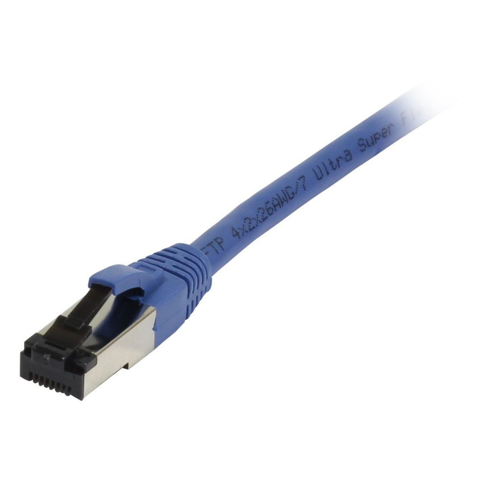 Synergy21 Patch Cable RJ45 CAT8.1 2000Mhz 7.5m Blue S-STP(S/FTP) TPE(Ultra SuperFlex) AWG26