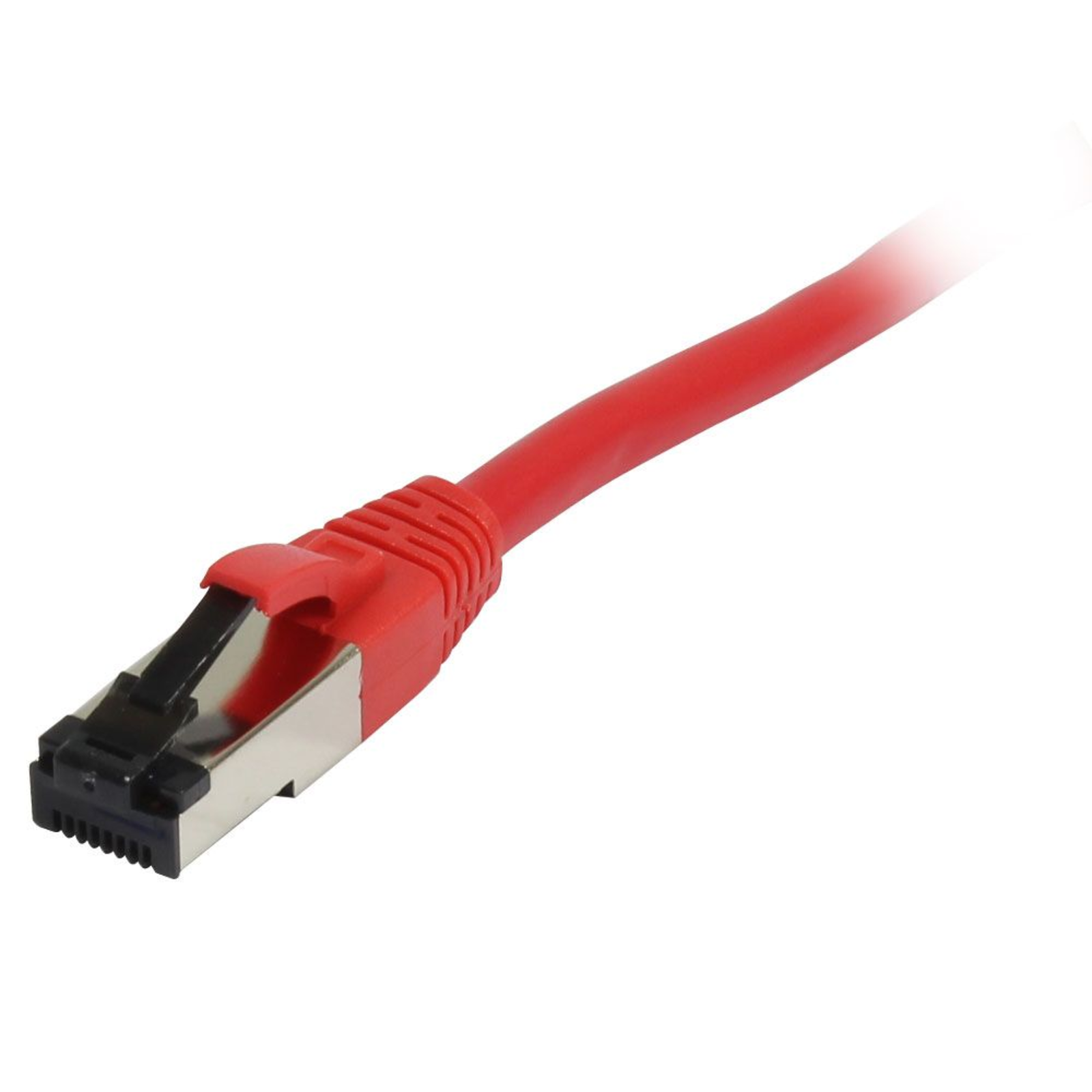 Synergy21 Patch Cable RJ45 CAT8.1 2000Mhz 0.5m Red S-STP(S/FTP) TPE(Ultra SuperFlex) AWG26