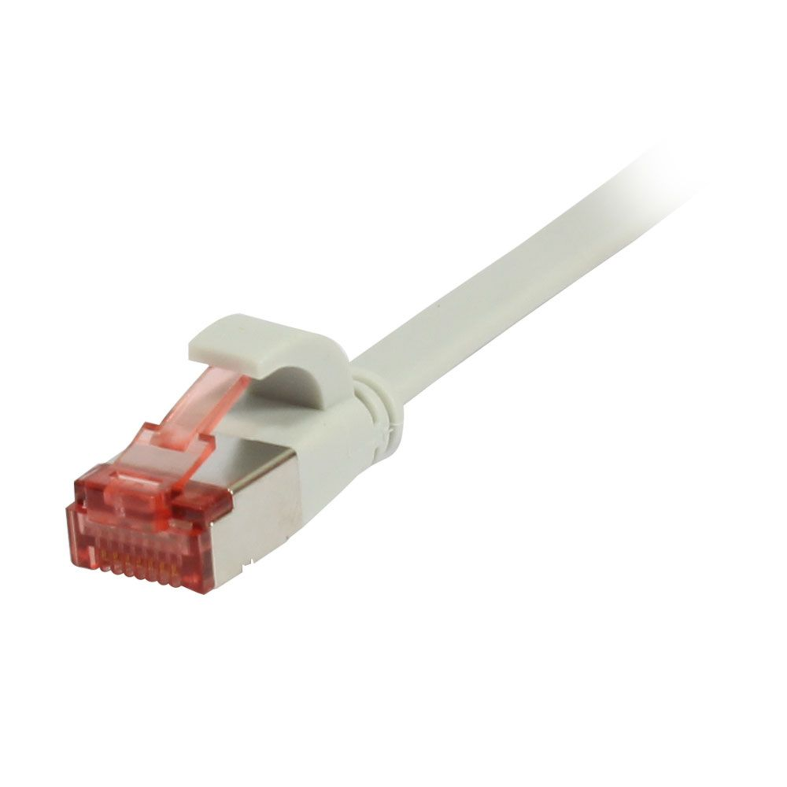 Synergy21 Patch Cable RJ45 CAT6 250Mhz 0.15m Gray FTP(U/FTP) TPE(Superflex) Flat