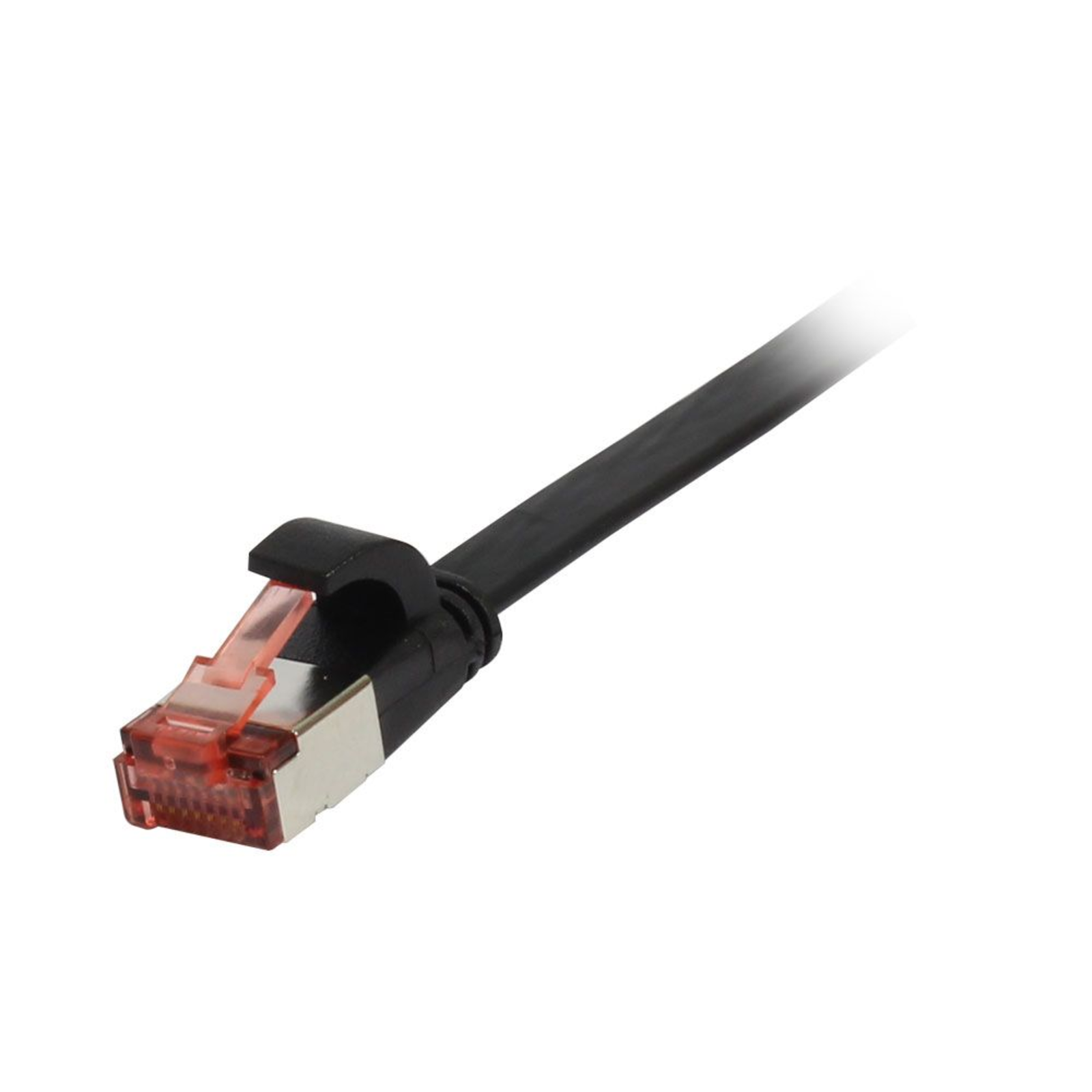 Synergy 21 Patch Cable RJ45 CAT6 250 MHz 1.5 M Black FTP U/FTP TPE Superflex Flat Digital/data