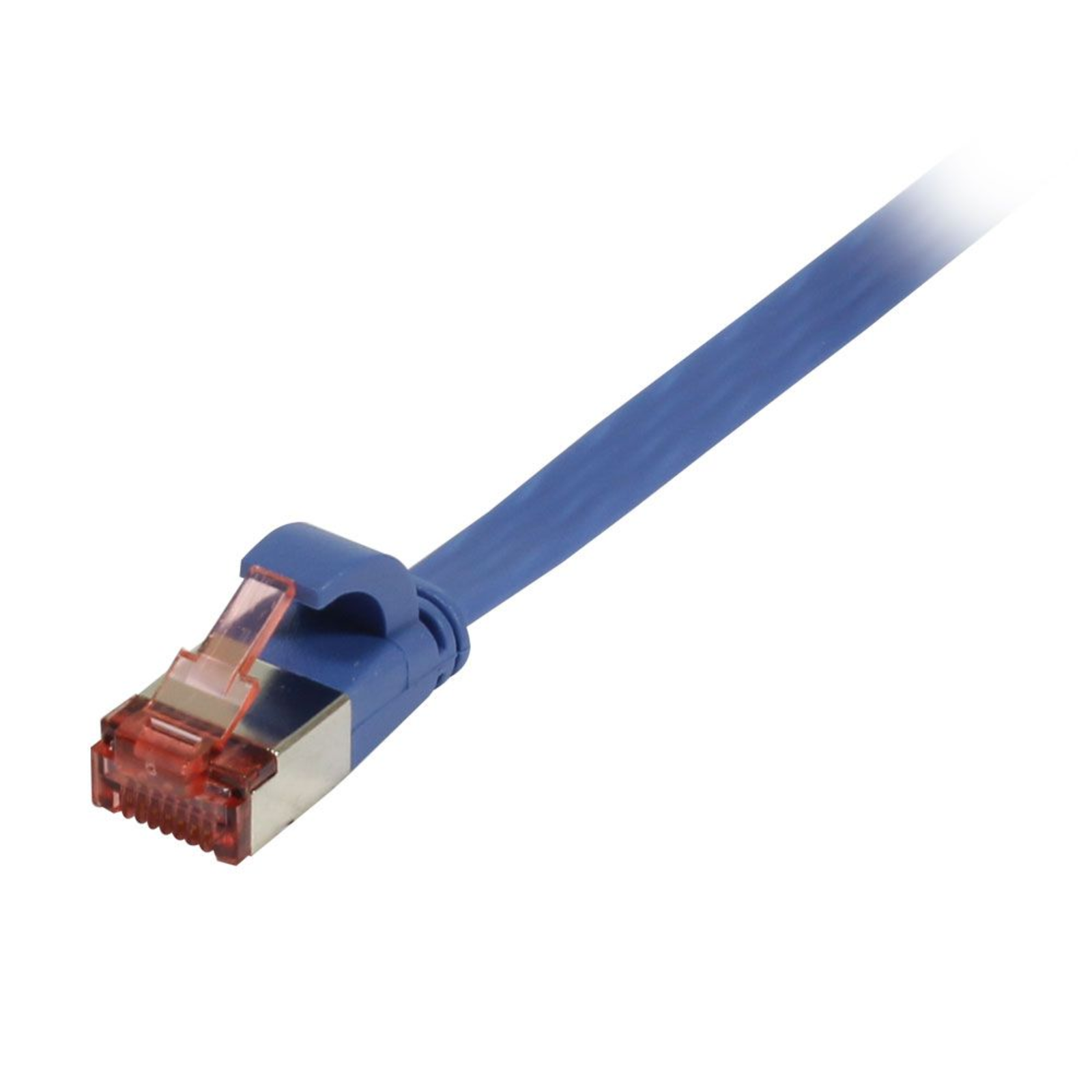 Synergy21 Patch Cable RJ45 CAT6 250Mhz 0.25m Blue FTP(U/FTP) TPE(Superflex) Flat