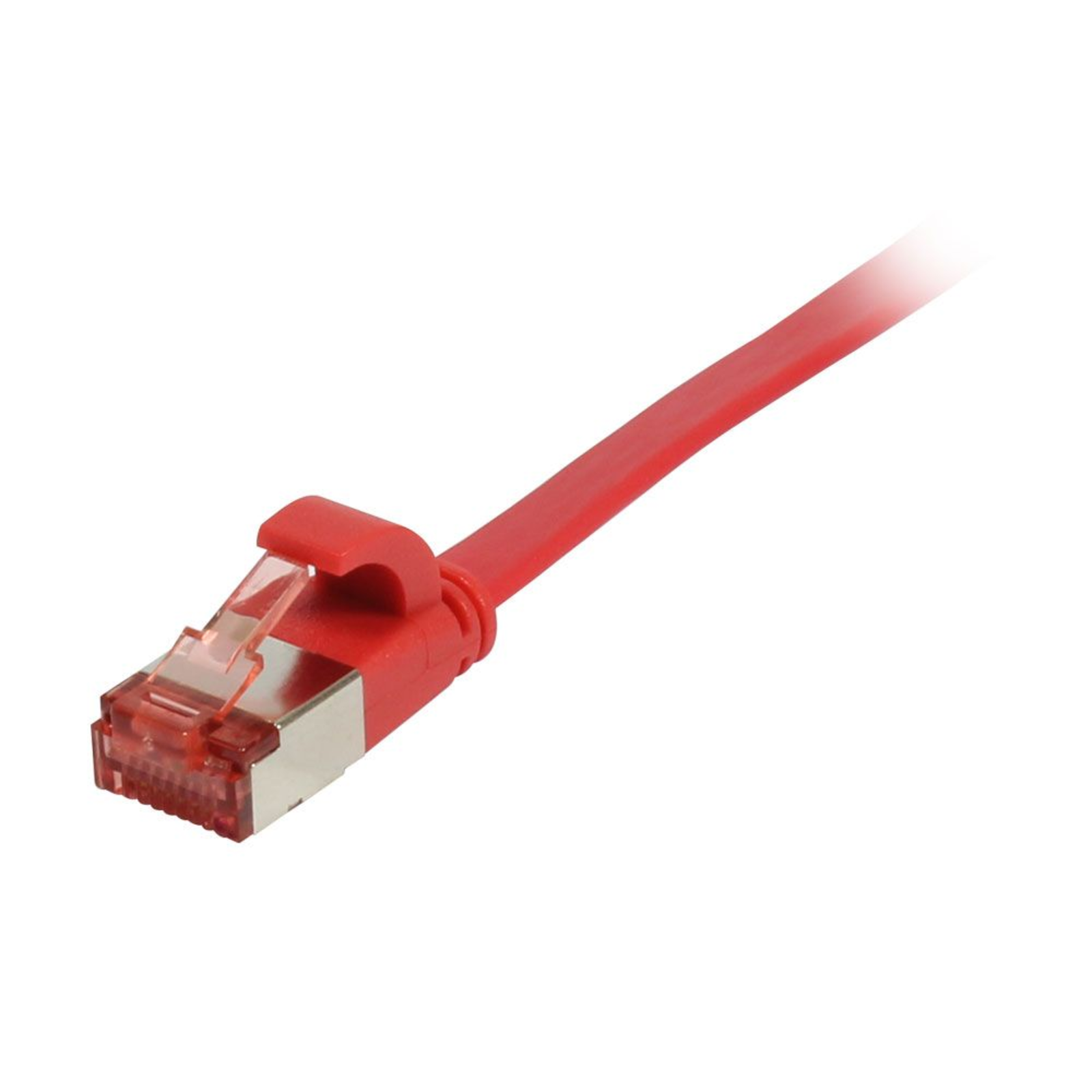 Synergy21 Patch Cable RJ45 CAT6 250Mhz -10m Red FTP(U/FTP) TPE(Superflex) Flat