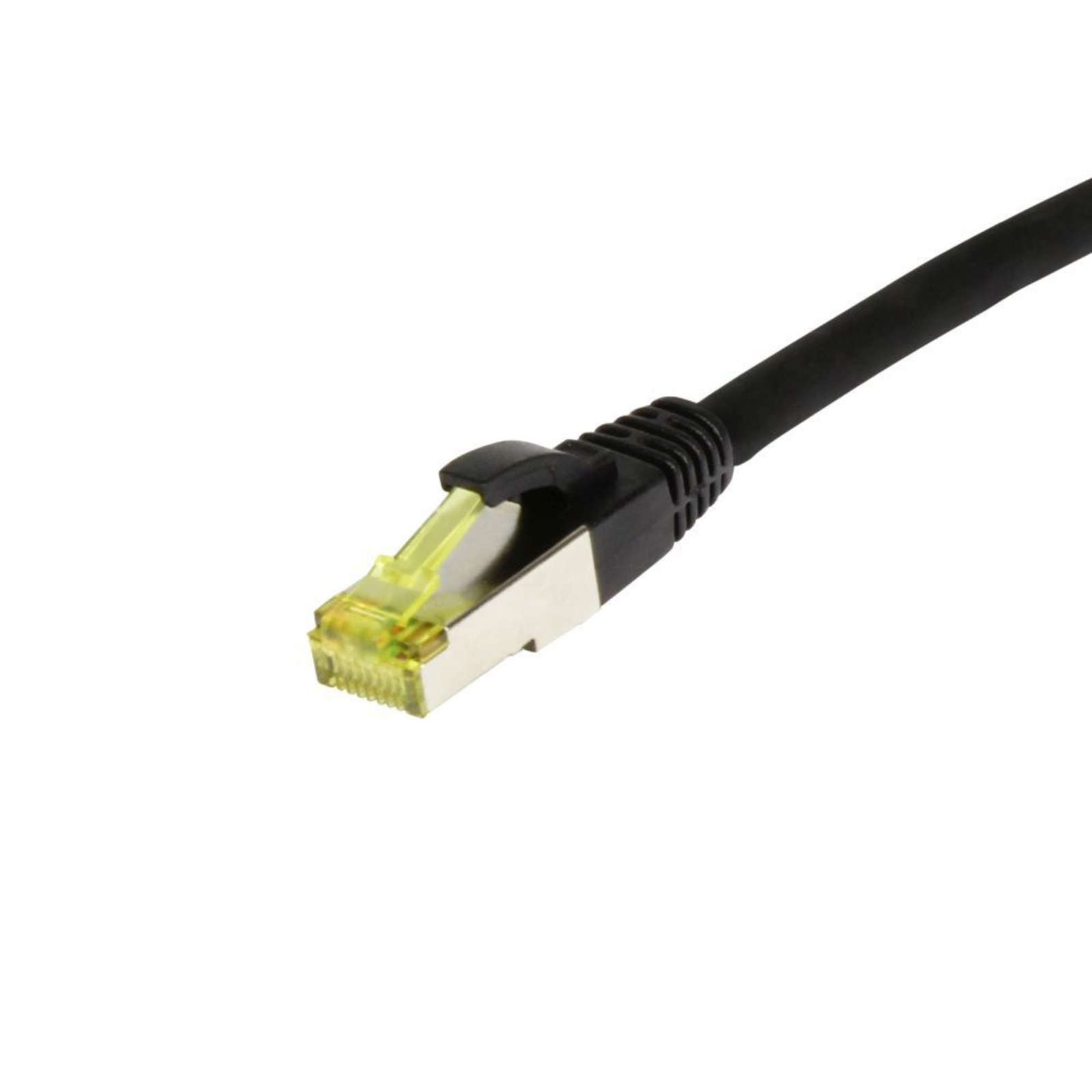 Synergy21 Cable Patch-RJ45 S-STP(S/FTP) 500Mhz 10.0m CAT6A Black TPE/LSZH(Ultraflex) AWG26 with CAT7