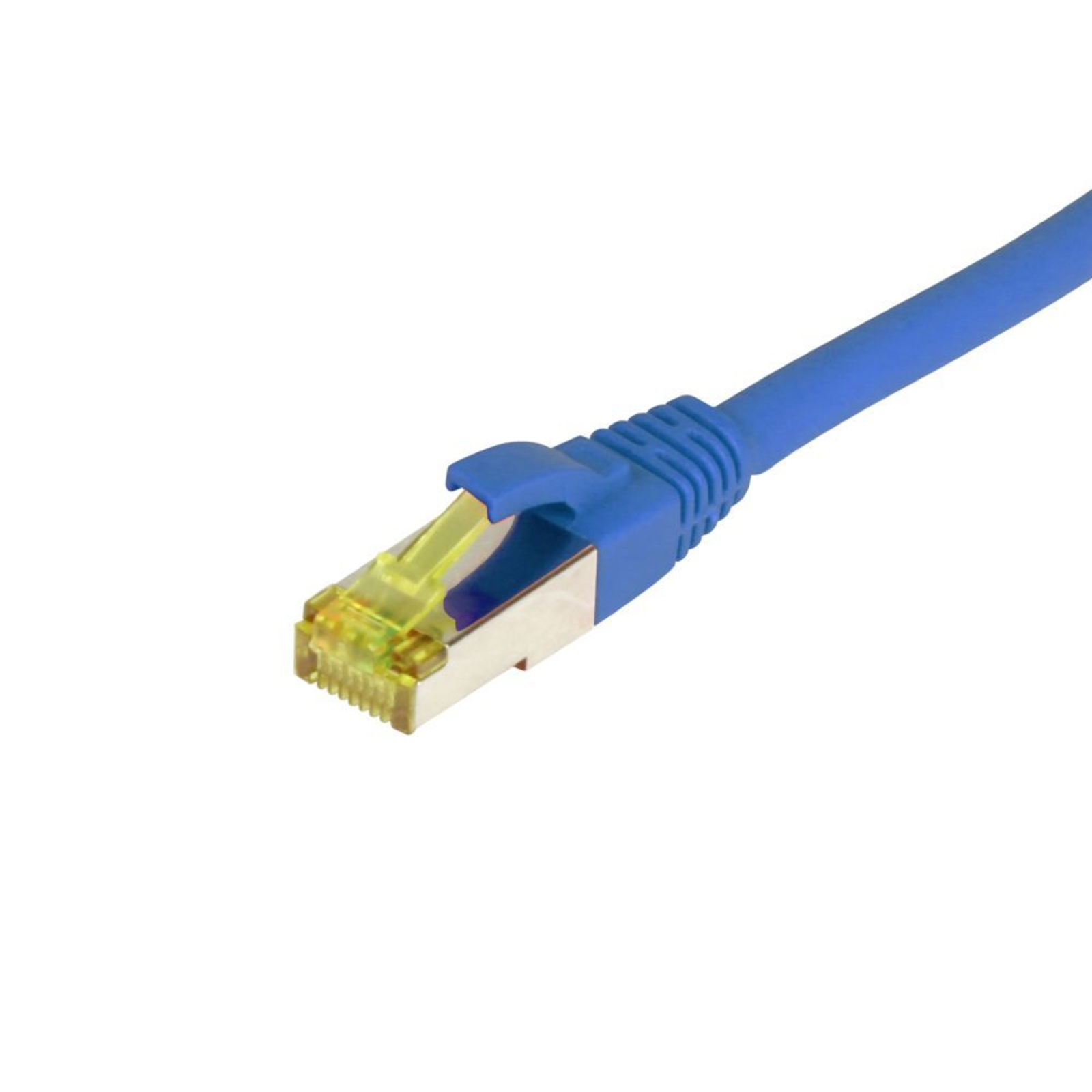 Synergy21 Patch Cable RJ45 CAT6A 500Mhz 0.5m Blue S-STP(S/FTP) TPE/LSZH(Ultraflex) AWG26 with CAT7