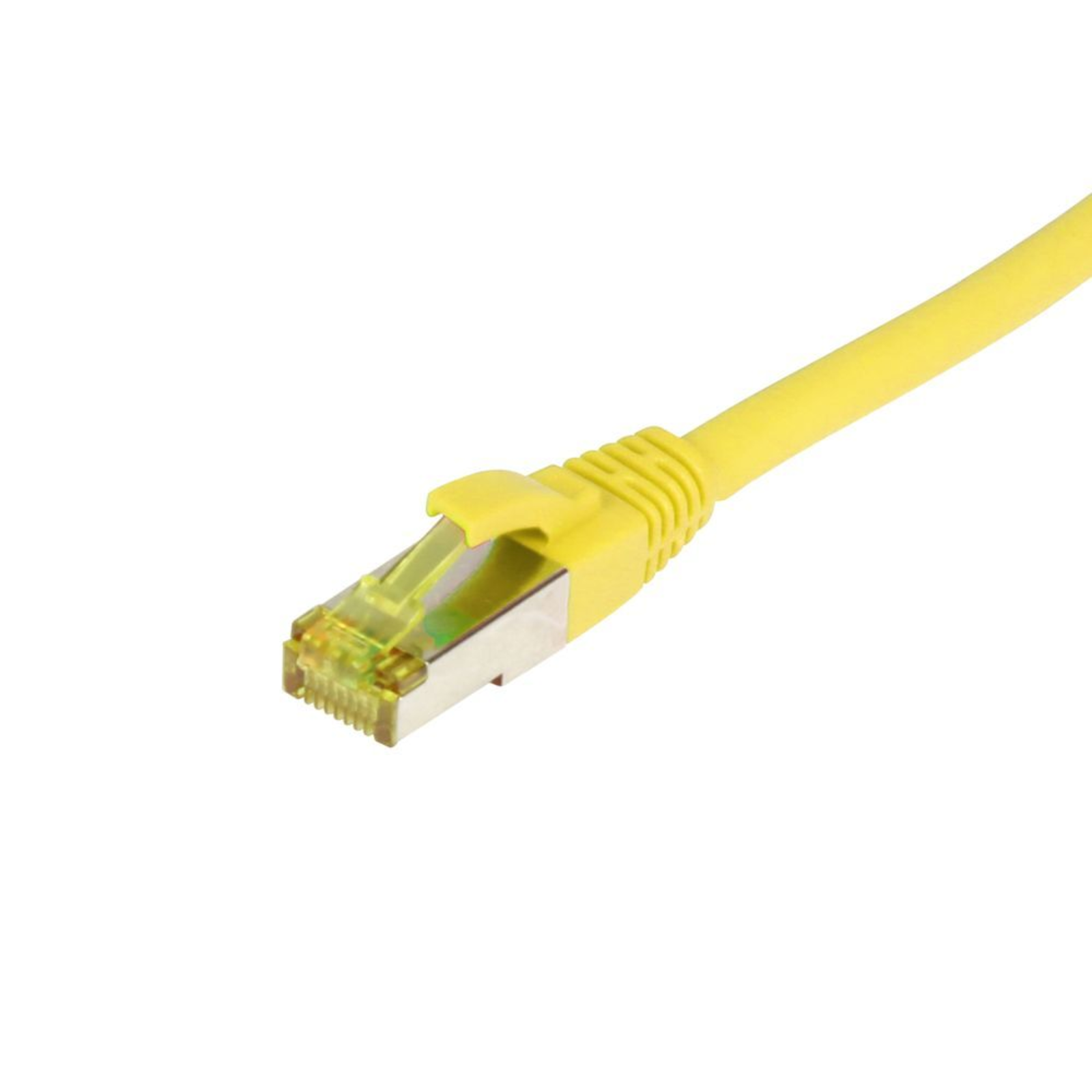 Synergy21 Patch Cable RJ45 CAT6A 500Mhz 2m Yellow S-STP(S/FTP) TPE/LSZH(Ultraflex) AWG26 with CAT7
