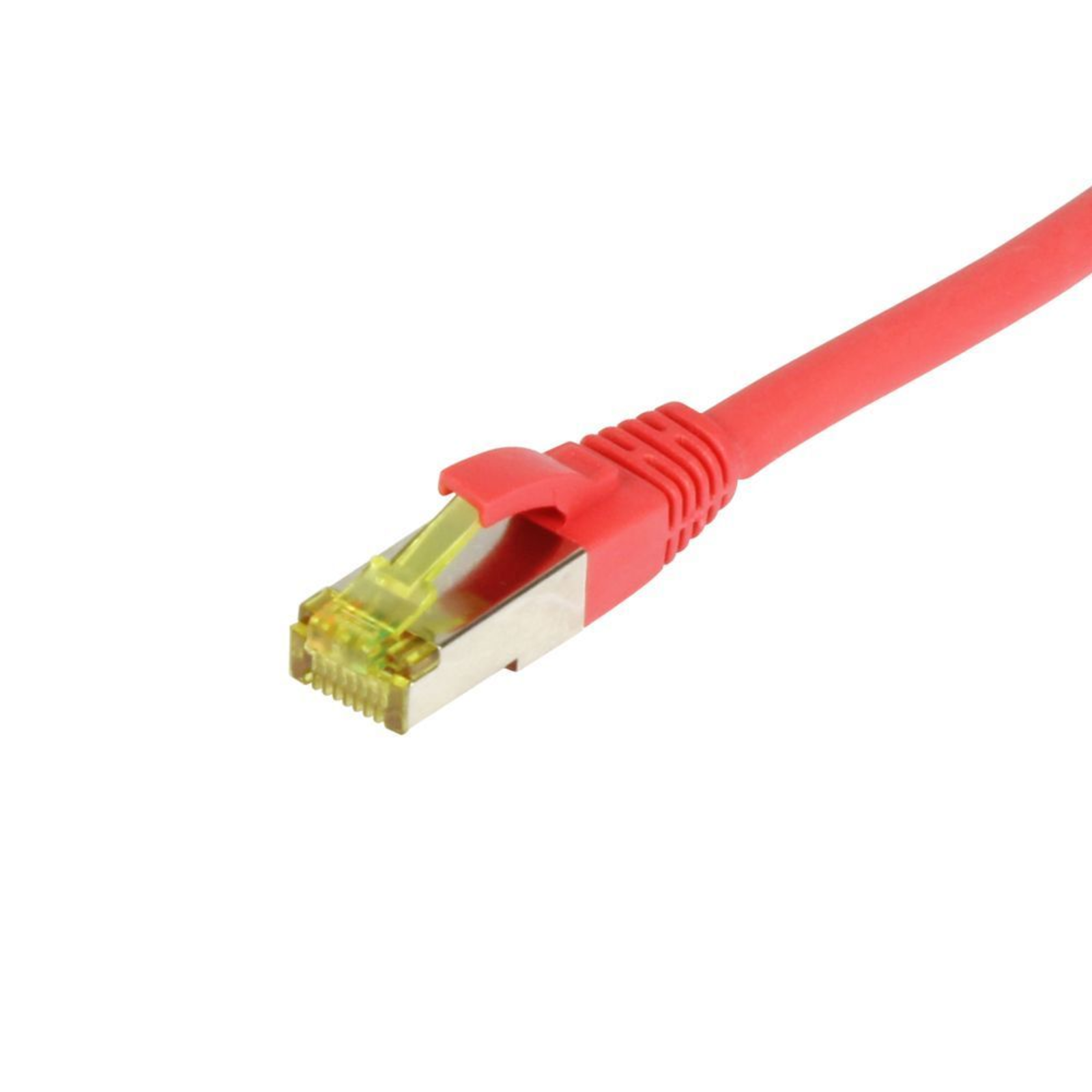 Synergy21 Cable Patch-RJ45 S-STP(S/FTP) 500Mhz 15.0m CAT6A Red TPE/LSZH(Ultraflex) AWG26 with CAT7