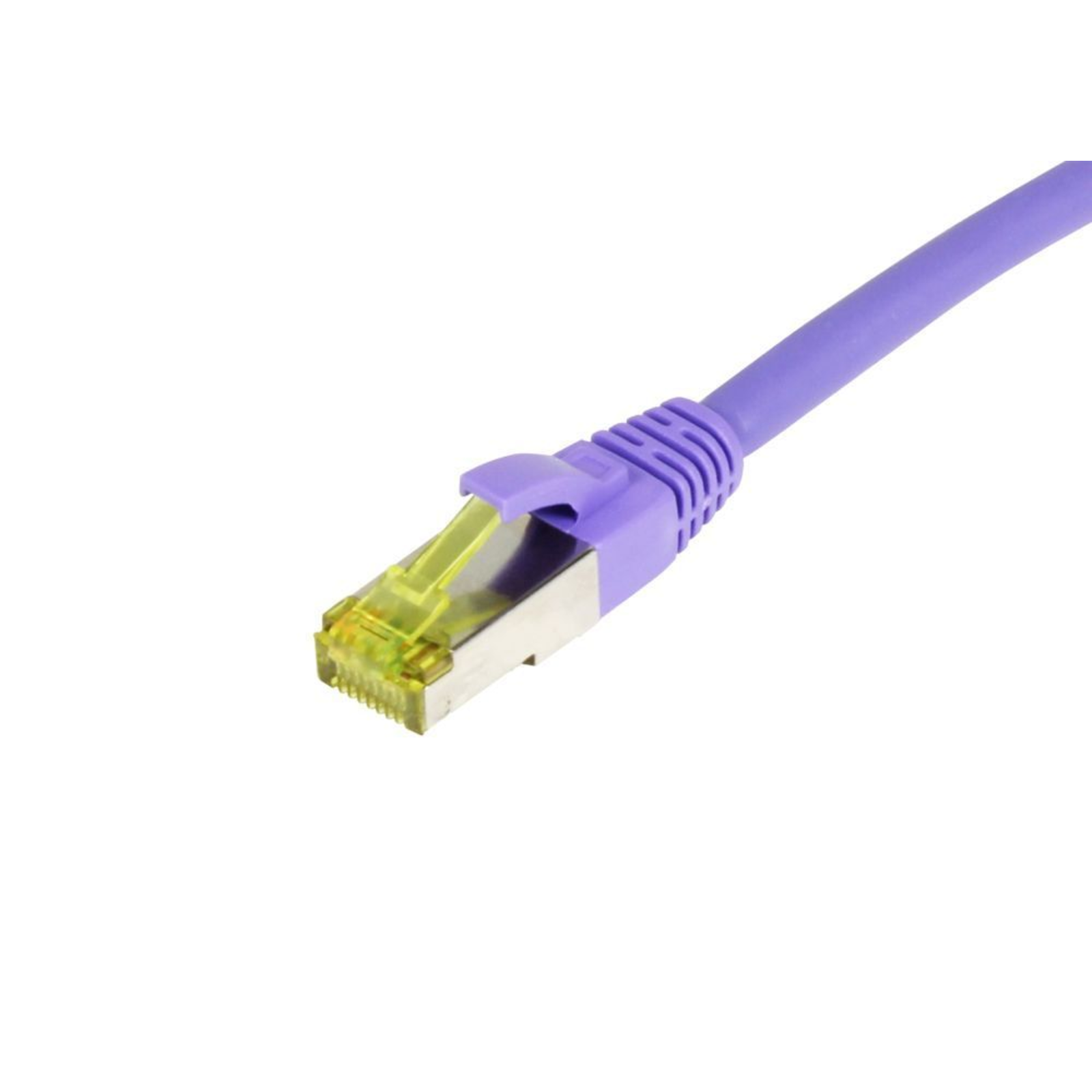 Synergy21 Patch Cable RJ45 CAT6A 500Mhz 2m Purple S-STP(S/FTP) TPE/LSZH(Ultraflex) AWG26 with CAT7