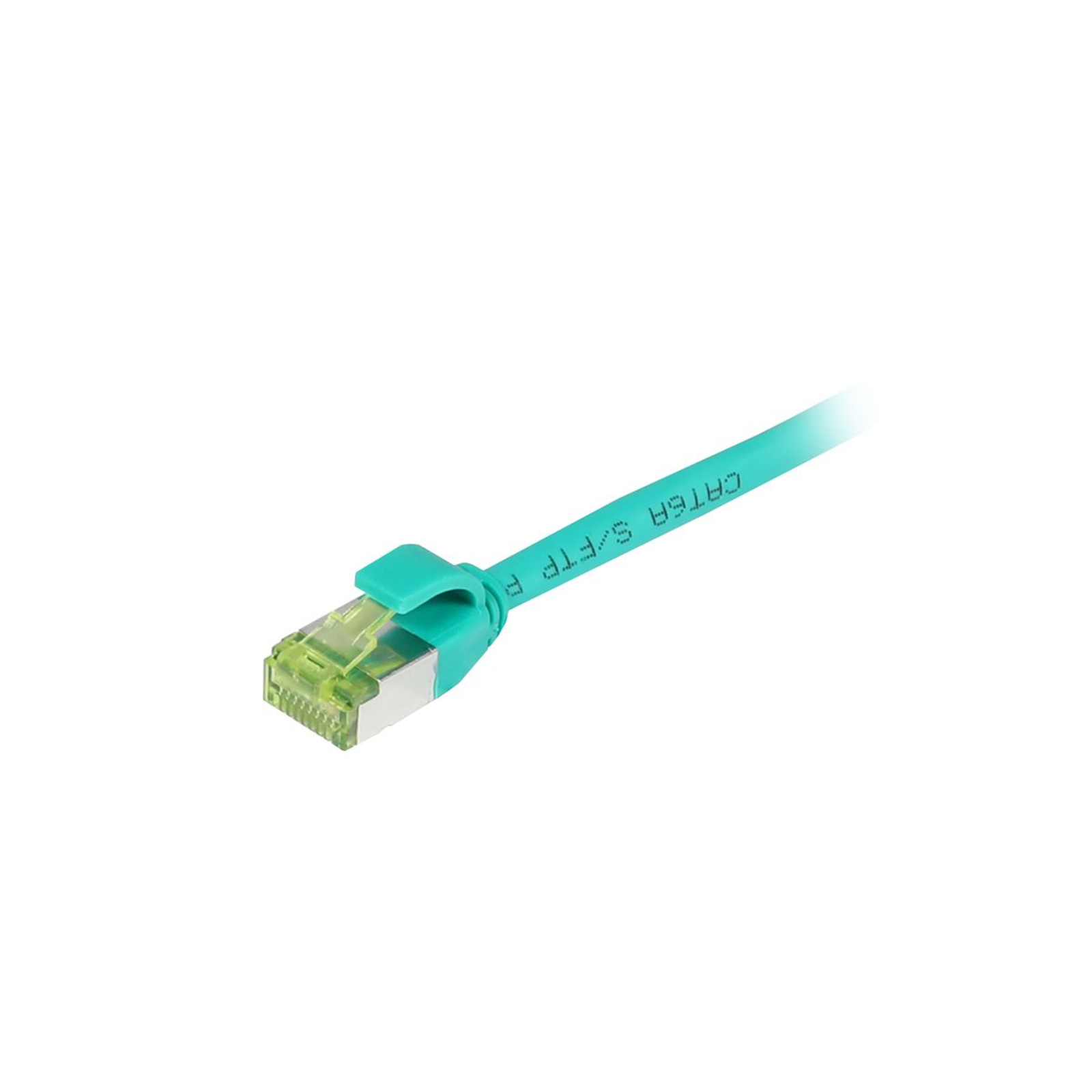 Synergy 21 Patch Cable RJ45 CAT6A 500Mhz Green S/FTP Slimline Round D Cable Digital/Data (S217964)