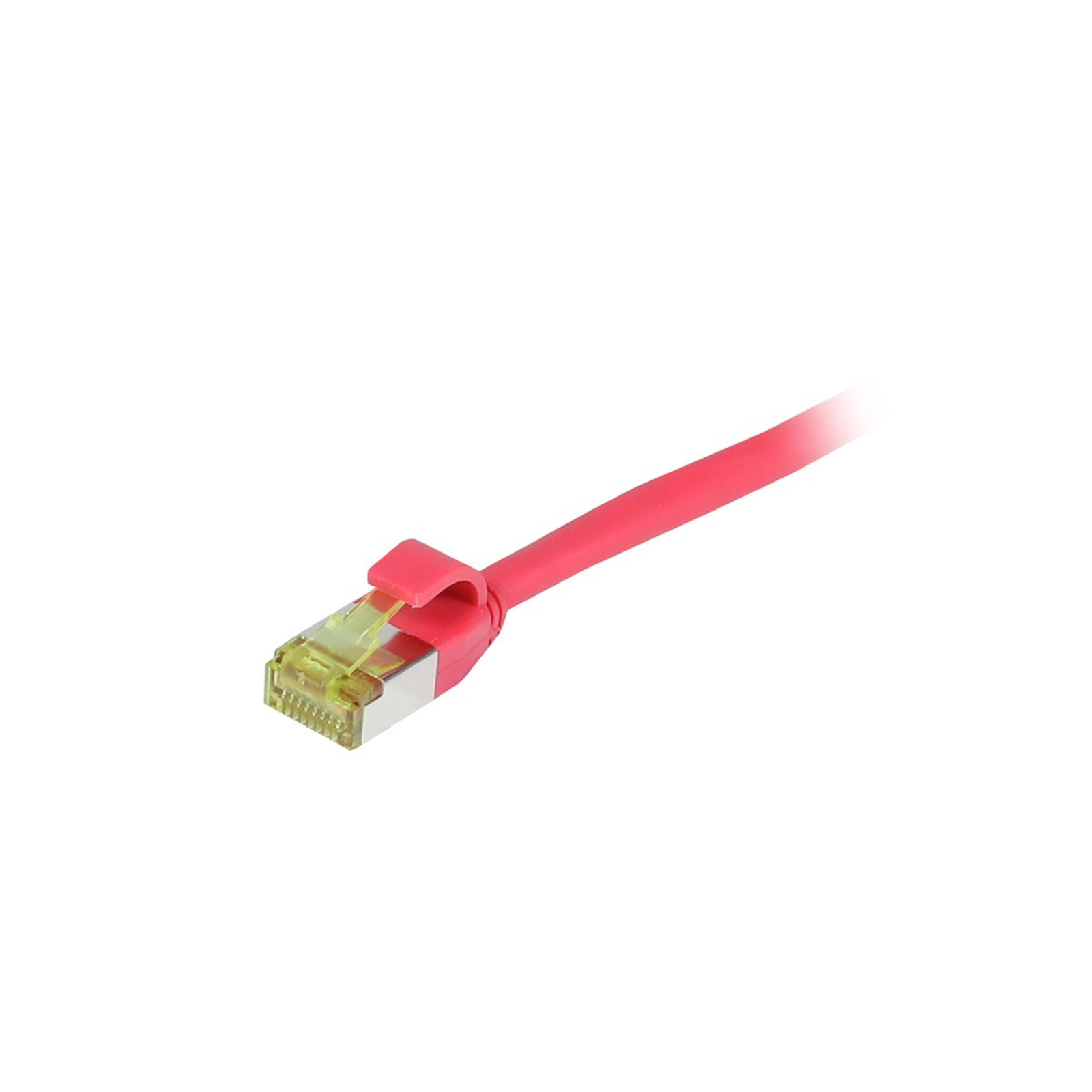 Synergy 21 Patch Cable RJ45 CAT6A 500Mhz Red S/FTP Slimline Round D Cable Digital/Data (S217976)