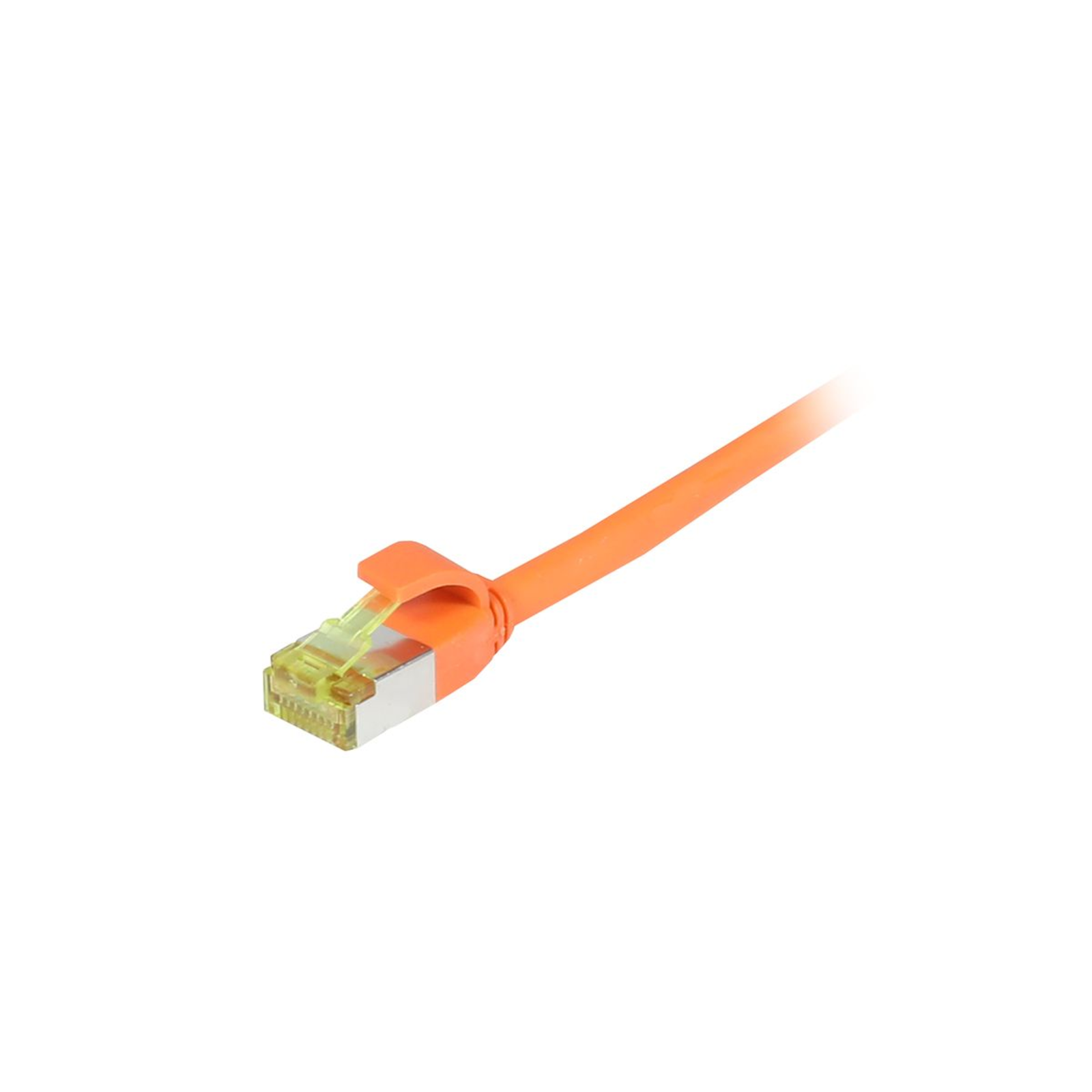 Synergy 21 Patch Cable RJ45 CAT6A 500Mhz orange S/FTP Slimline Round D Cable Digital/Data (S217986)