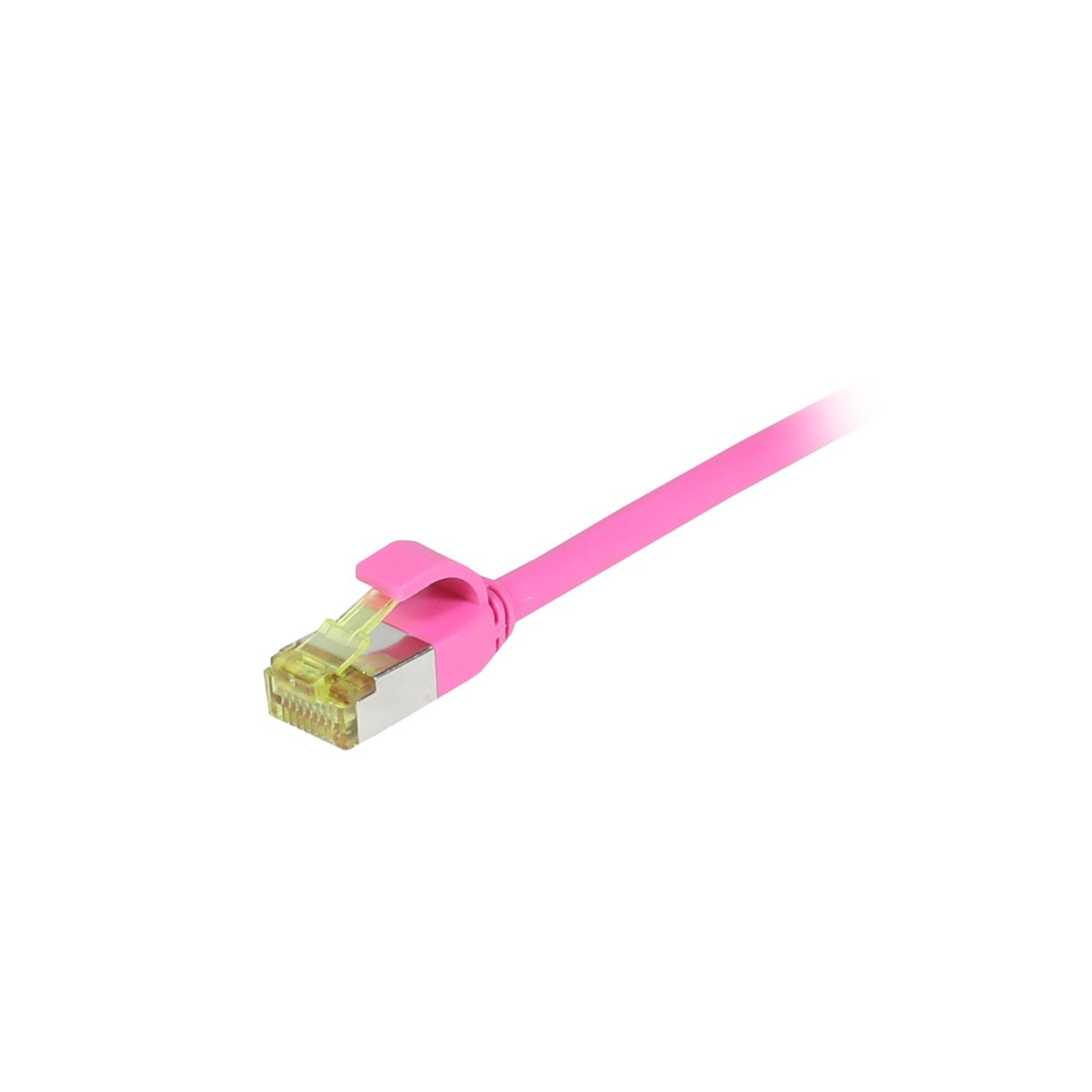 Synergy 21 Patch Cable RJ45 CAT6A 500Mhz magenta S/FTP Slimline Round D Cable Digital/Data (S217998)